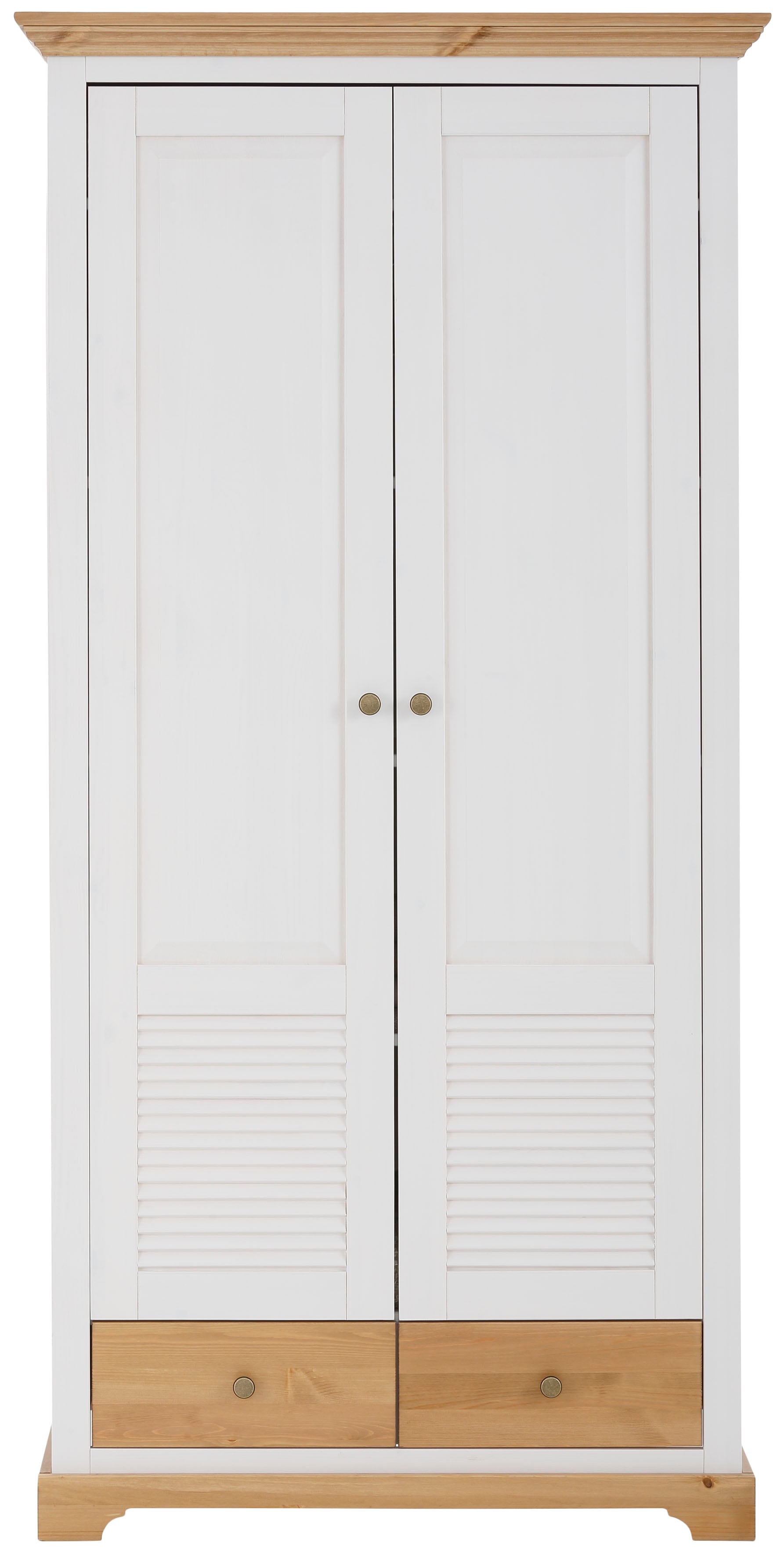 Home affaire Garderobenschrank »Ayanna«, Breite 94 cm, 2-türig, aus massiver Kiefer, FSC® von home affaire