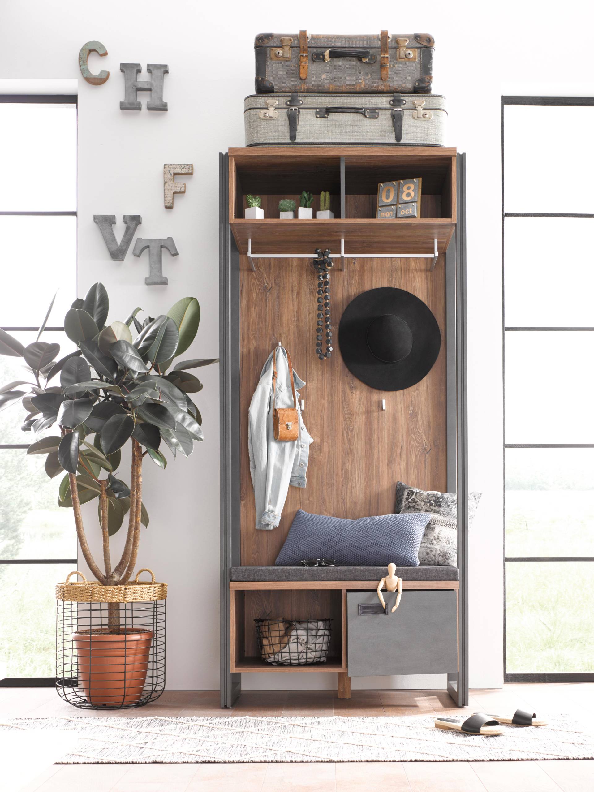 Home affaire Garderobenschrank »Detroit«, 90 cm breit Home affaire Garderobenschrank »Detroit«, 90 cm breit von home affaire