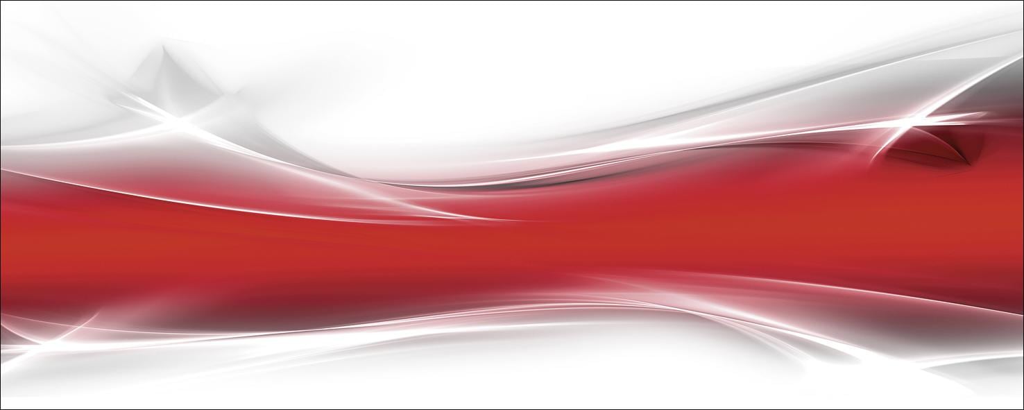 Home affaire Glasbild »Designus: Kreatives Element Rot«, 125/50 cm von home affaire