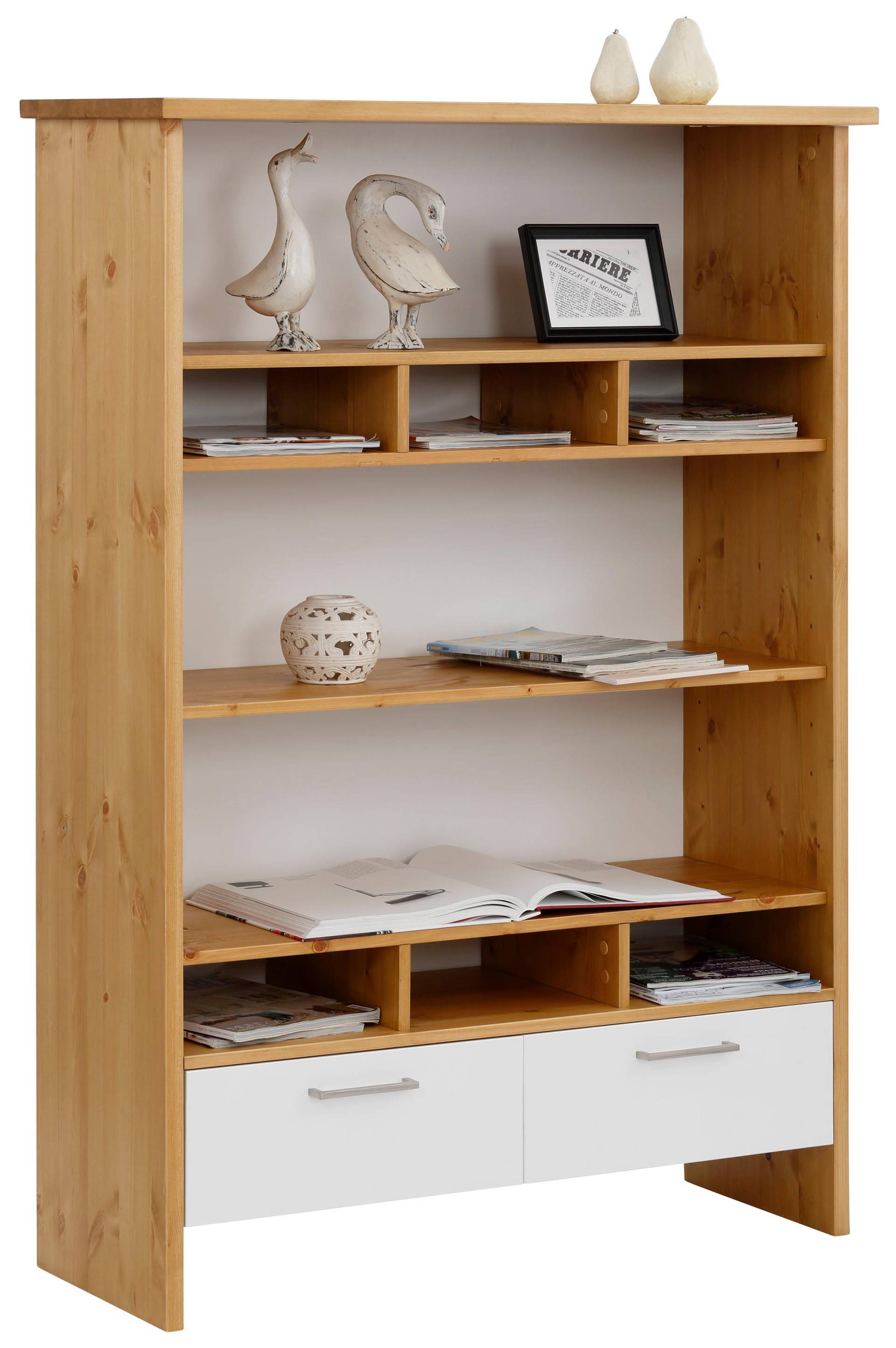 Home affaire Highboard »Ixo«, Breite 101 cm, Höhe 146 cm, mit 2 Schubladen, aus masiver Kiefer, FSC® von home affaire