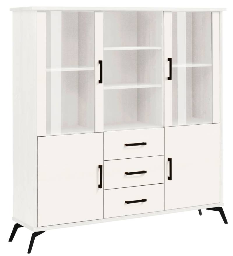 Home affaire Highboard »Lisa«, mit Metallgriffen, Höhe 154 cm von home affaire