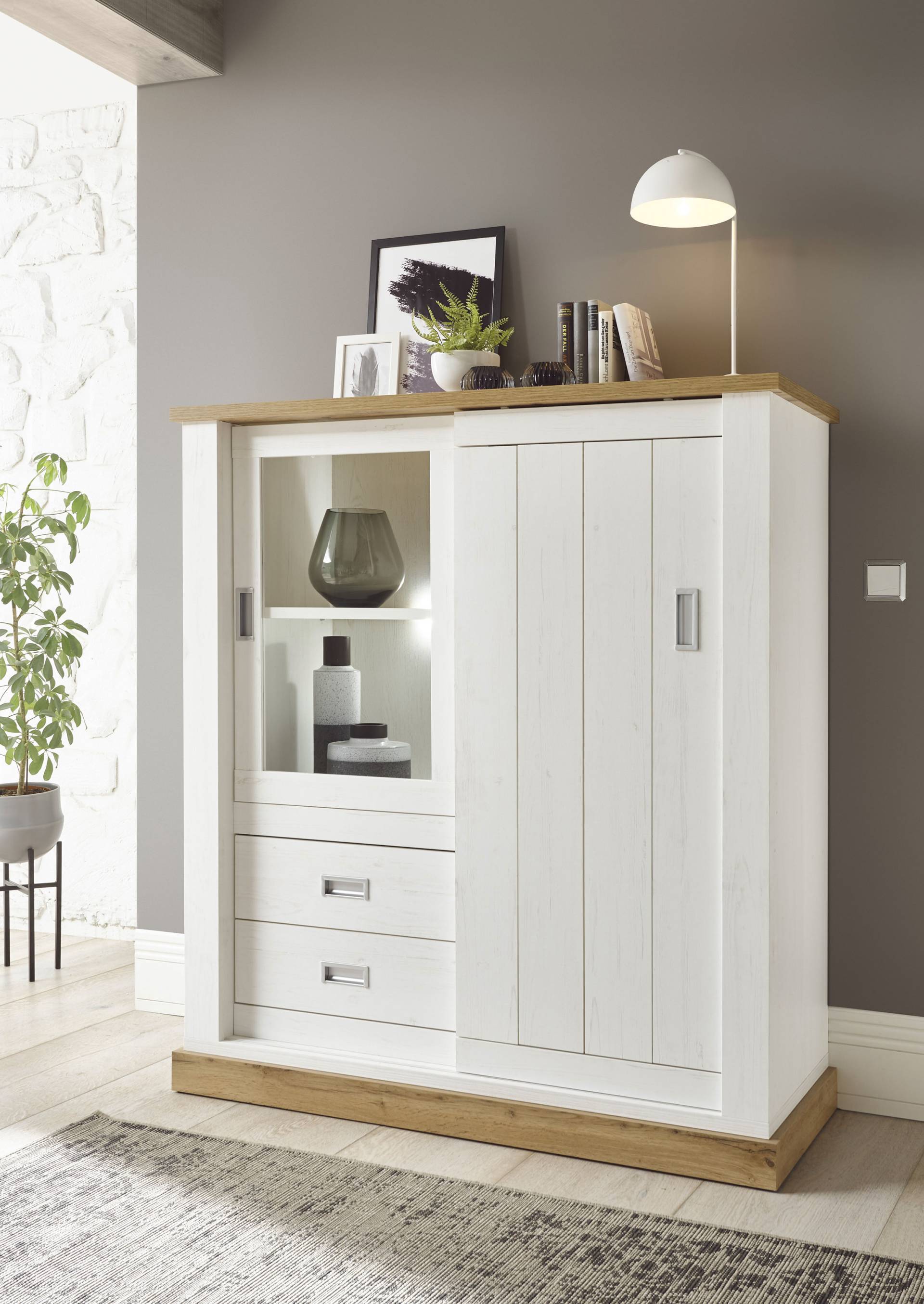 Home affaire Highboard »ORLANDO«, Höhe ca. 140 cm von home affaire