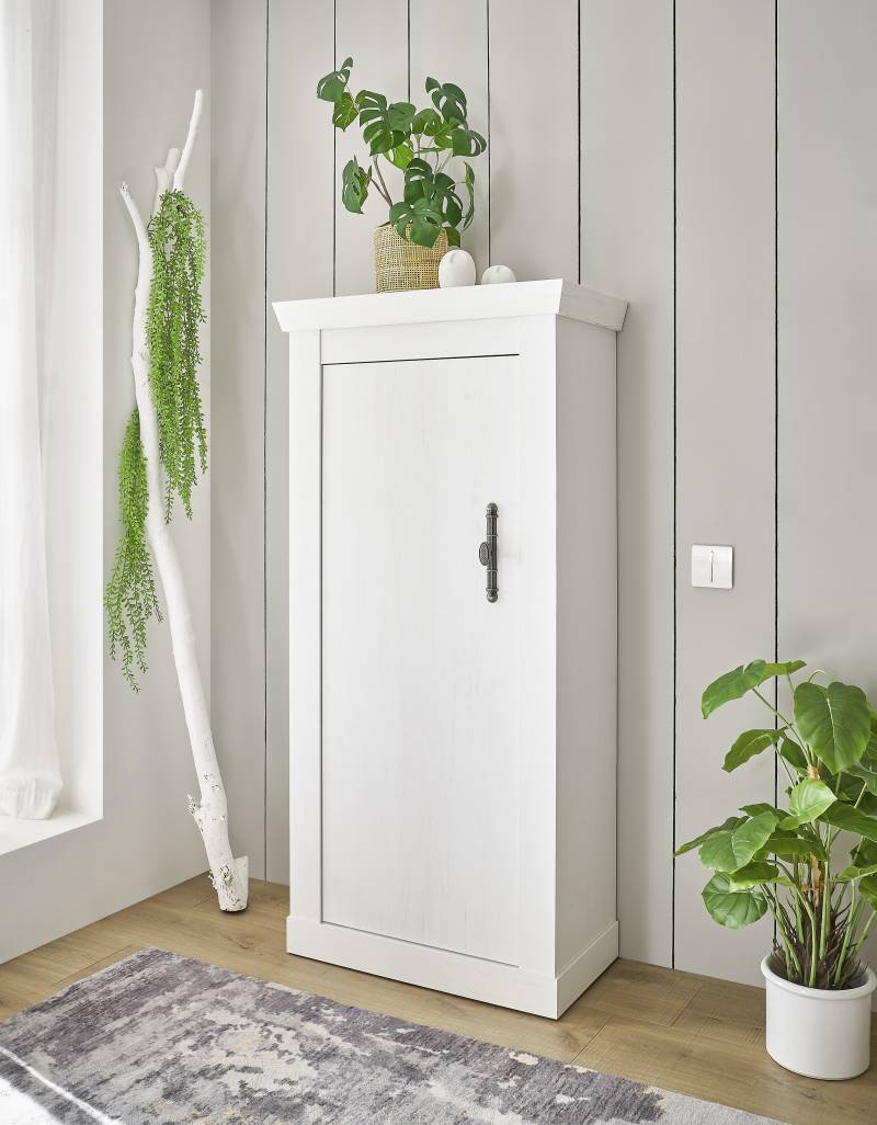 Home affaire Highboard »RAVENNA«, im romantischen Landhausstil, Griff aus Metall, Höhe 146 cm von home affaire