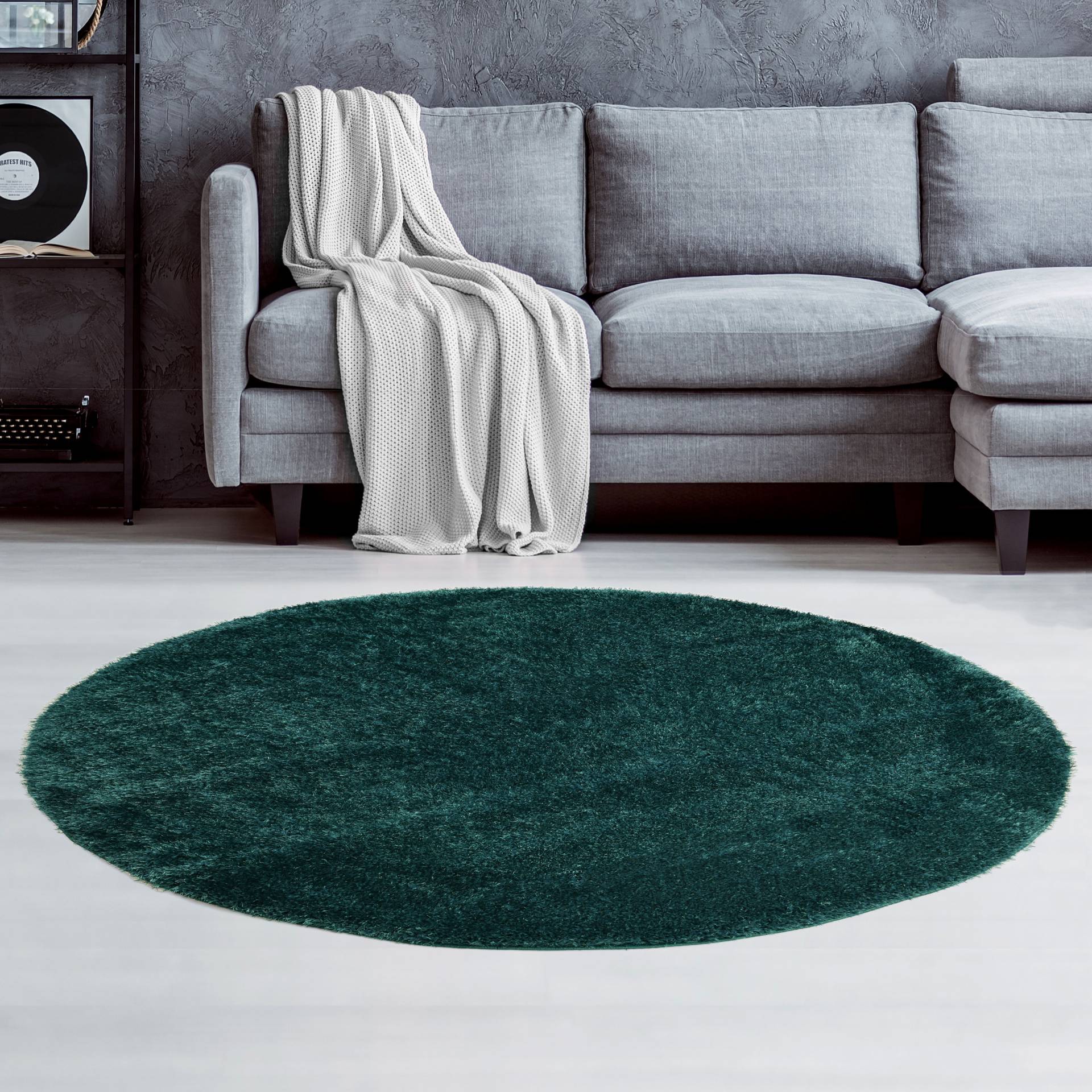 my home Hochflor-Teppich »Malin«, rund, 43 mm Höhe, Uni-Farben, leicht glänzend, besonders flauschig durch Mikrofaser my home Hochflor-Teppich »Malin«, rund, 43 mm Höhe, Uni-Farben, leicht glänzend, besonders flauschig durch Mikrofaser von My Home