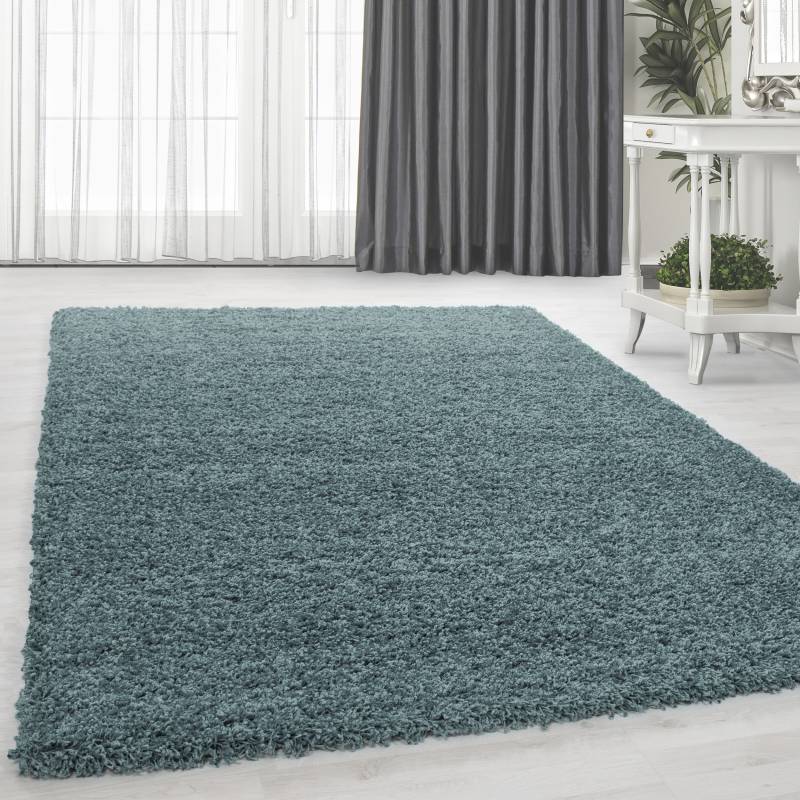 Home affaire Hochflor-Teppich »Viva«, rechteckig, 45 mm Höhe, Uni Farben, einfarbig, besonders weich und kuschelig von home affaire