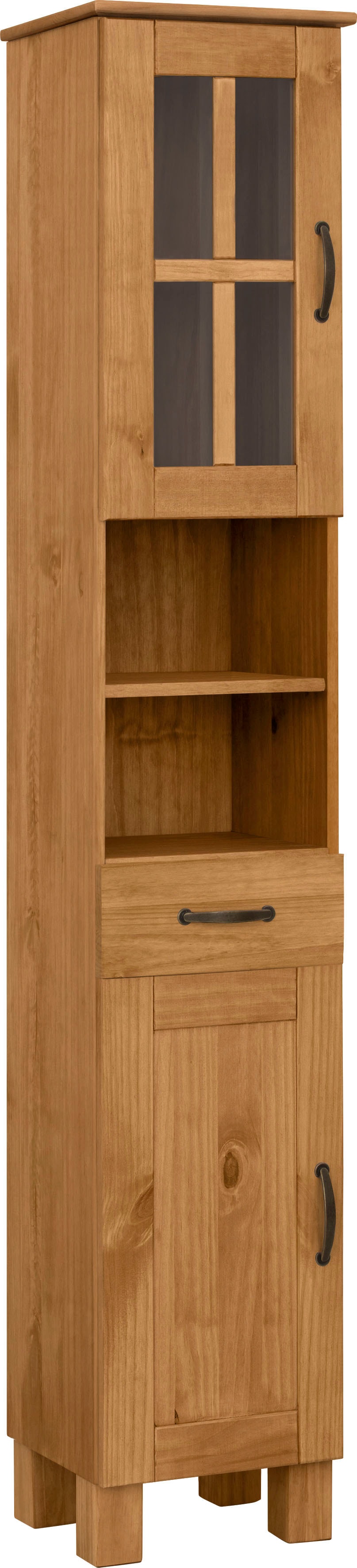 Home affaire Hochschrank »Rodby«, FSC®-zertifiziertes Massivholz, Breite 33cm, Höhe 180cm von home affaire