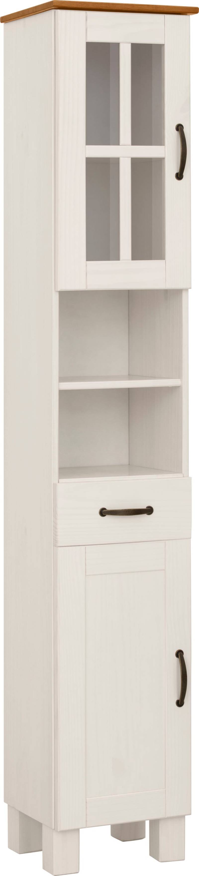 Home affaire Hochschrank »Rodby«, FSC®-zertifiziertes Massivholz, Breite 33cm, Höhe 180cm von home affaire