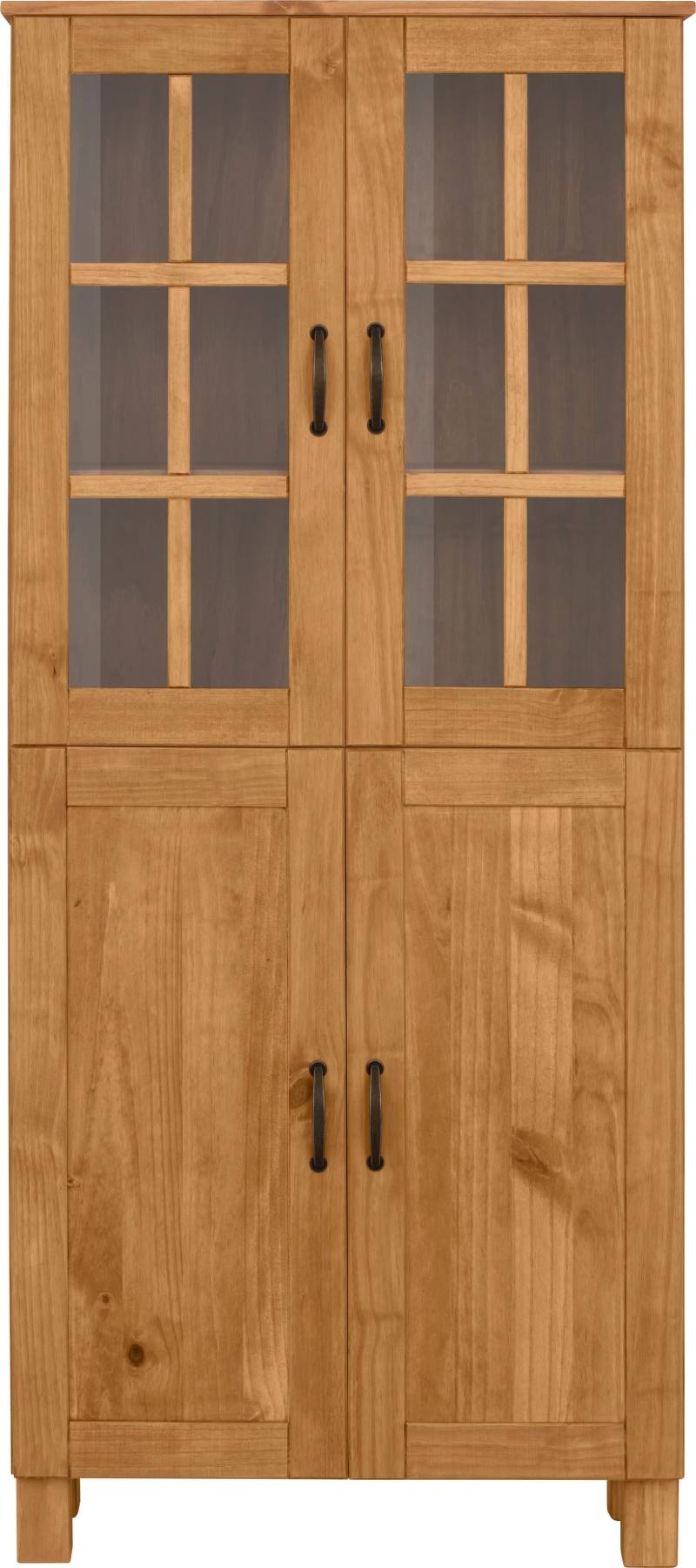 Home affaire Hochschrank »Rodby«, FSC®-zertifiziertes Massivholz, Breite 75cm, Höhe 170cm von home affaire