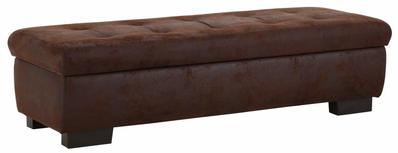 Home affaire Hocker »Bergen«, mit Staufach, 161 cm breit von home affaire