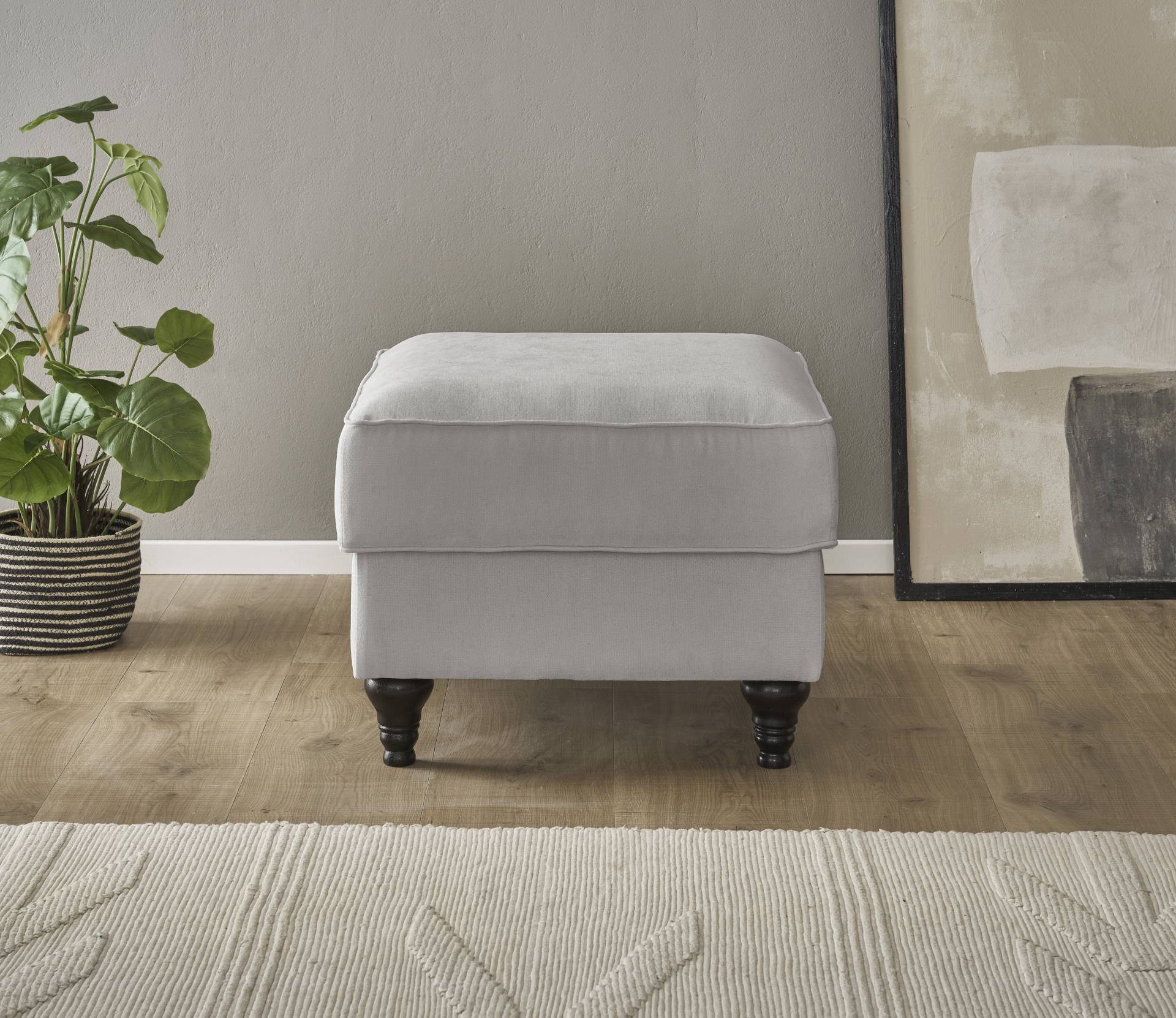 Home affaire Hocker »WESTMINSTER«, mit Federkern-Polsterung Home affaire Hocker »WESTMINSTER«, mit Federkern-Polsterung von home affaire