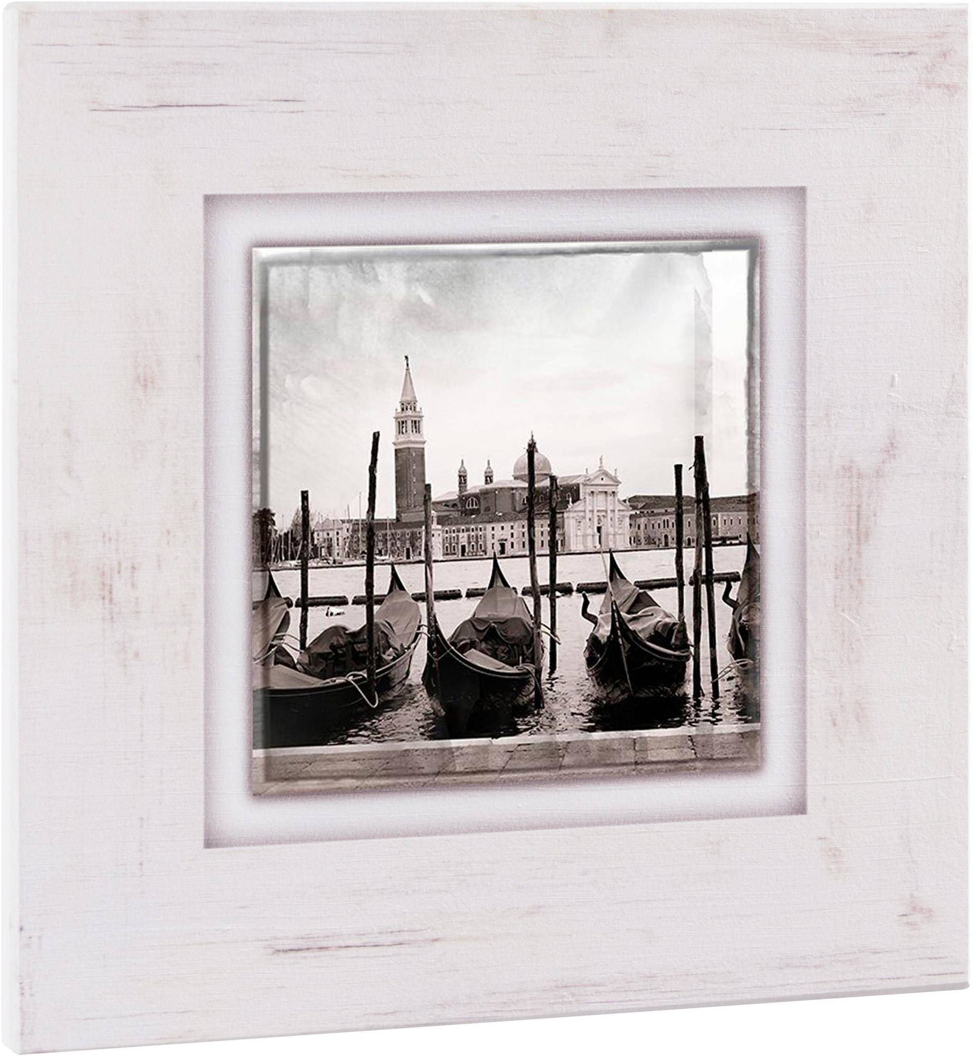 Home affaire Holzbild »Gondeln in Venedig«, 40/40 cm von home affaire