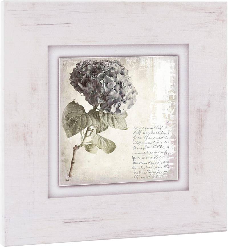 Home affaire Holzbild »Lila Blume«, 40/40 cm von home affaire