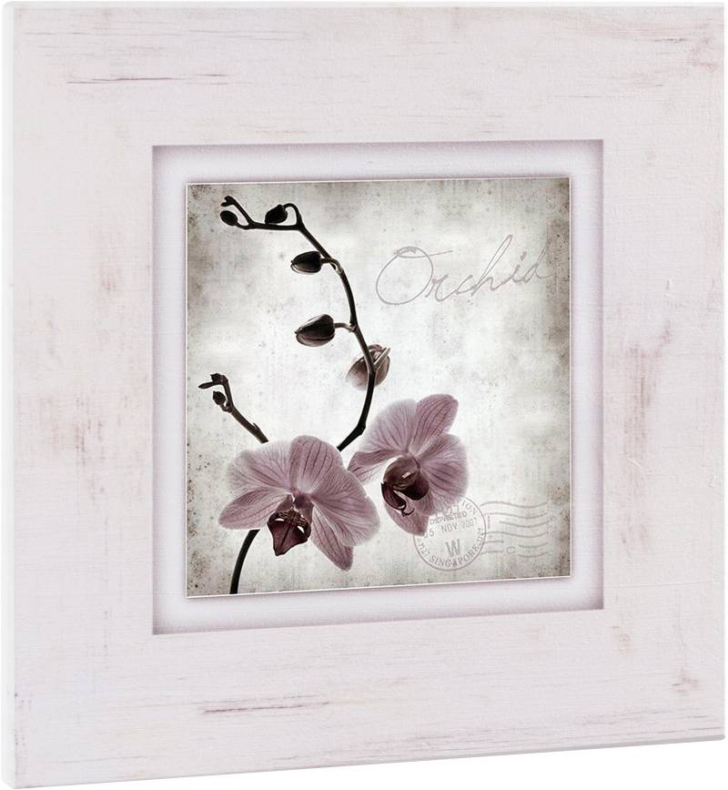 Home affaire Holzbild »Orchidee«, 40/40 cm von home affaire