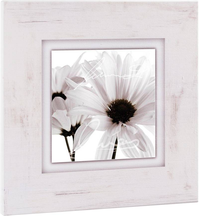 Home affaire Holzbild »Weisse Blüten«, 40/40 cm von home affaire