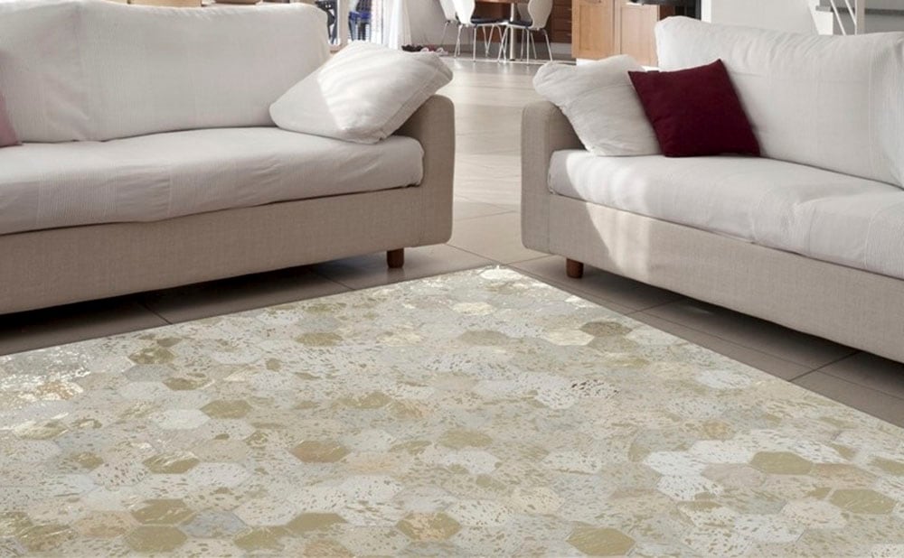 Home affaire Lederteppich »Zeno«, rechteckig, 8 mm Höhe, Wohnzimmer Home affaire Lederteppich »Zeno«, rechteckig, 8 mm Höhe, Wohnzimmer von home affaire