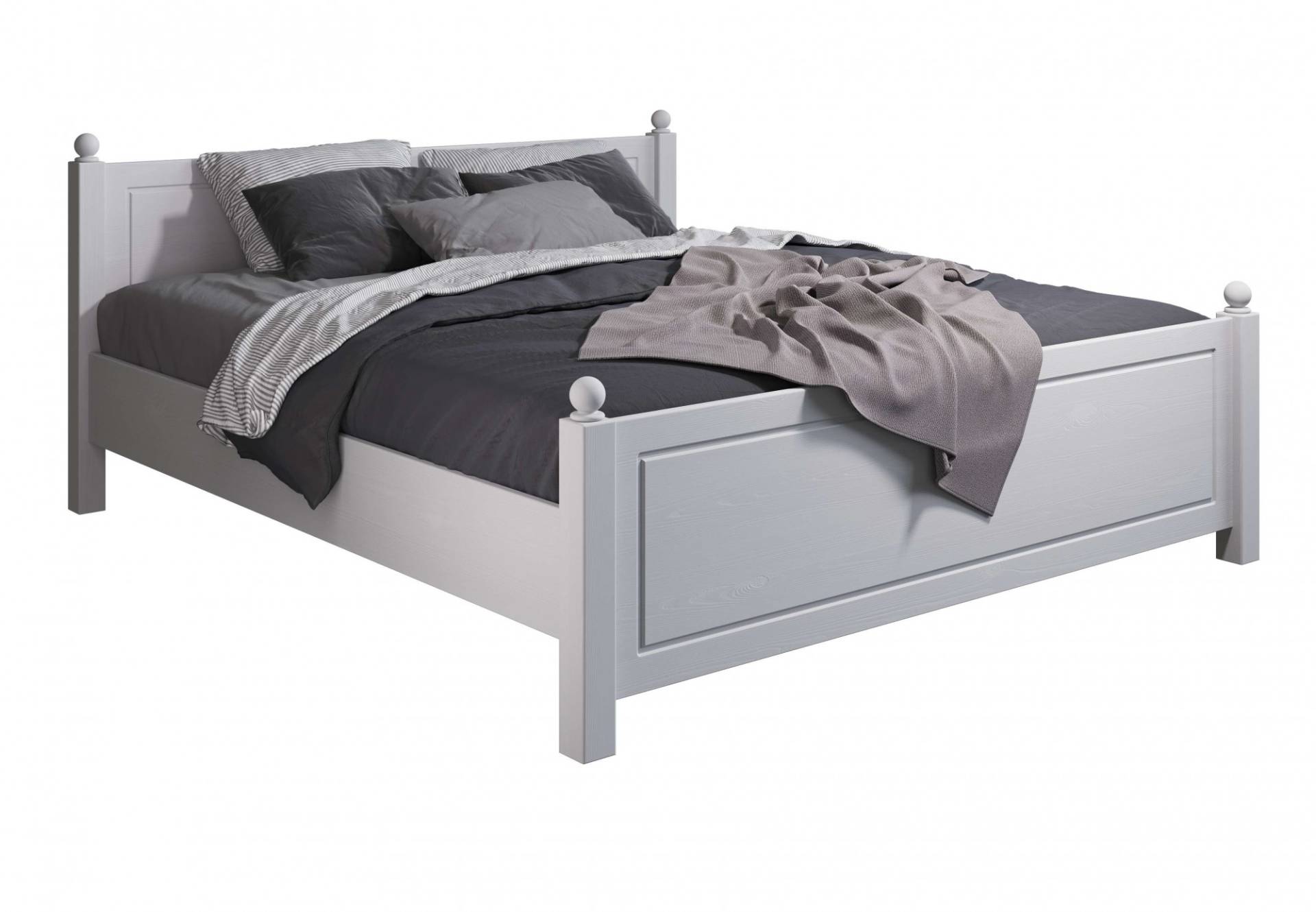 Home affaire Massivholzbett »Mila, hohe Belastbarkeit Jugendbett,! FSC® zertifiziertes Massivholz«, (Breite/Belastbarkeit 180cm/220 KG, 140cm/180 KG, 90cm/=120 KG), aus massiver Kiefer, inklusive Lattenrost von home affaire