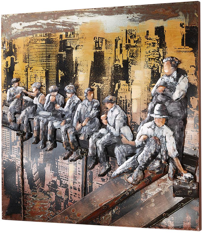 locker Metallbild »3D BAUARBEITER NY« locker Metallbild »3D BAUARBEITER NY« von locker