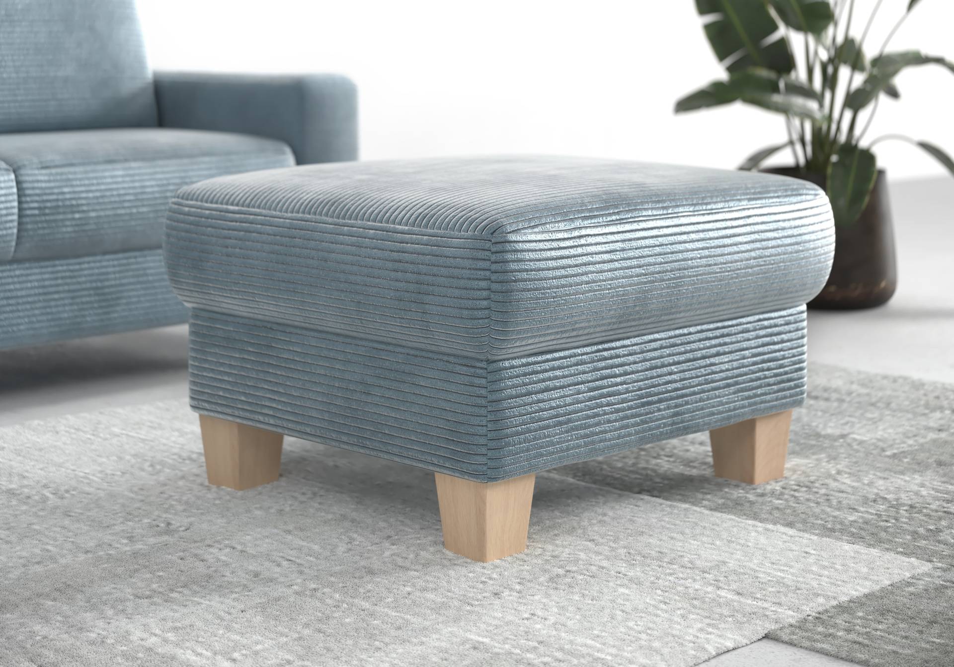 Home affaire Polsterhocker »Summer«, inkl. Stauraum, Cord-Bezug Home affaire Polsterhocker »Summer«, inkl. Stauraum, Cord-Bezug von home affaire