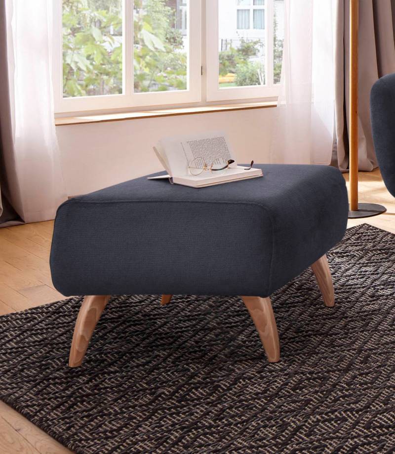 Home affaire Hocker »Baggio«, mit Holzfüssen von home affaire