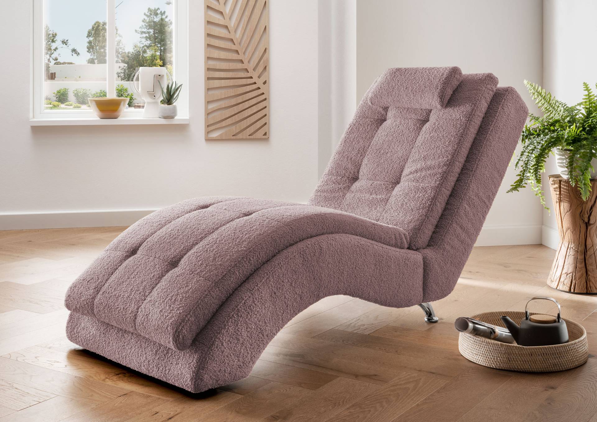 Home affaire Relaxliege »Vengo 2«, mit Kopfkissen, Mattenoptik auf Korpus Home affaire Relaxliege »Vengo 2«, mit Kopfkissen, Mattenoptik auf Korpus von home affaire