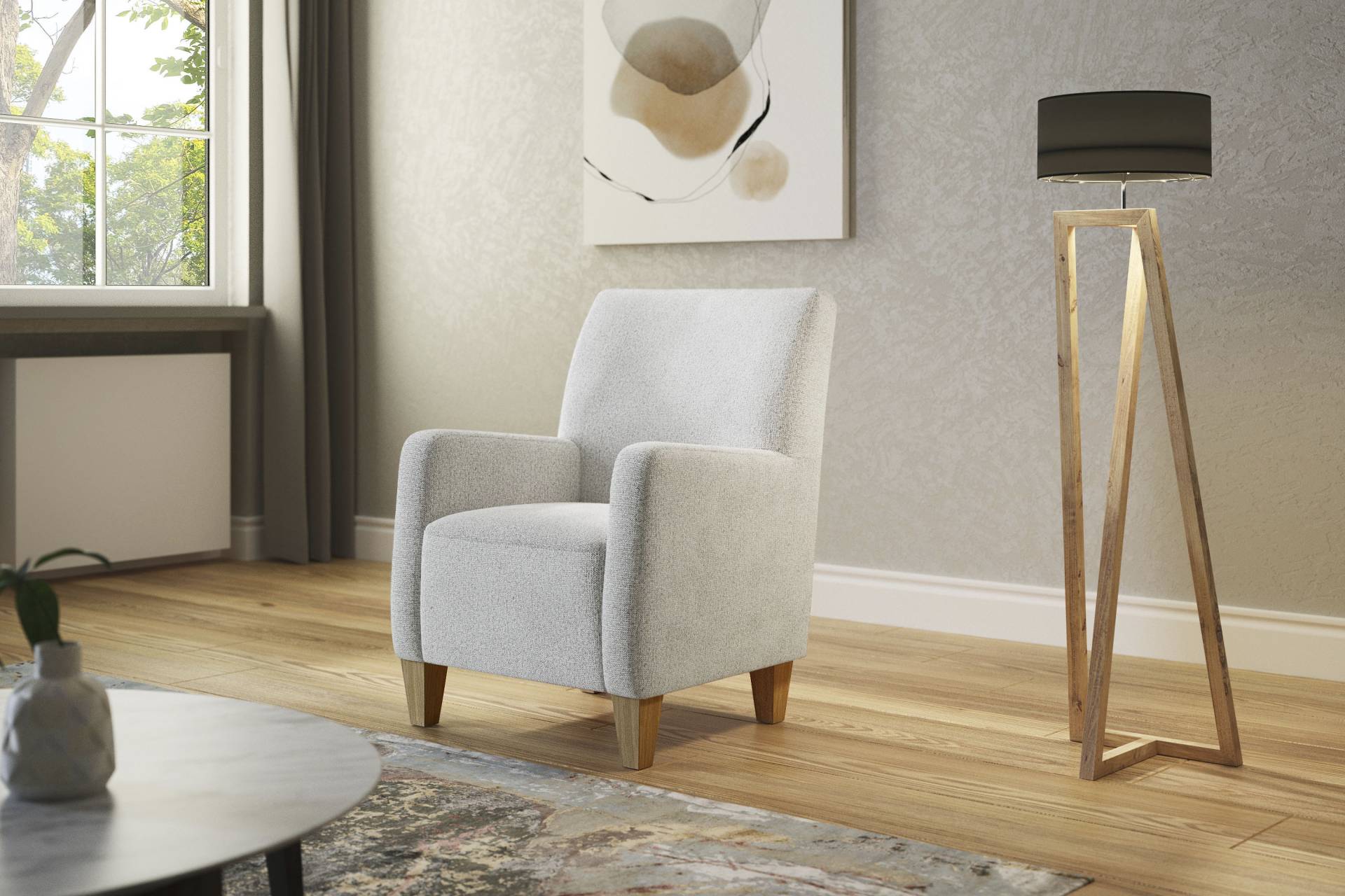 Home affaire Sessel »Viva«, mit Federkern, mit Eichenfüssen Home affaire Sessel »Viva«, mit Federkern, mit Eichenfüssen von home affaire