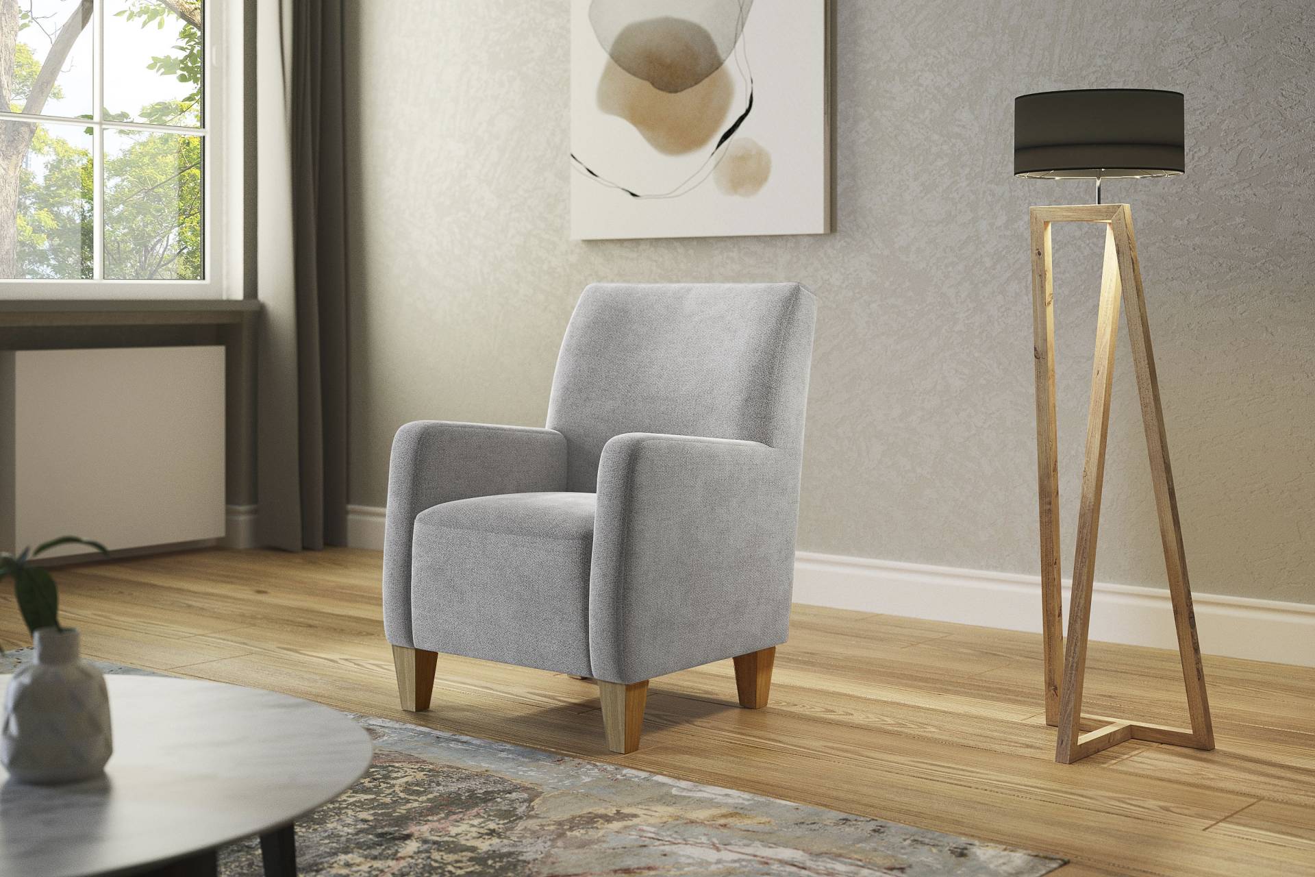 Home affaire Sessel »Viva«, mit Federkern, mit Eichenfüssen Home affaire Sessel »Viva«, mit Federkern, mit Eichenfüssen von home affaire