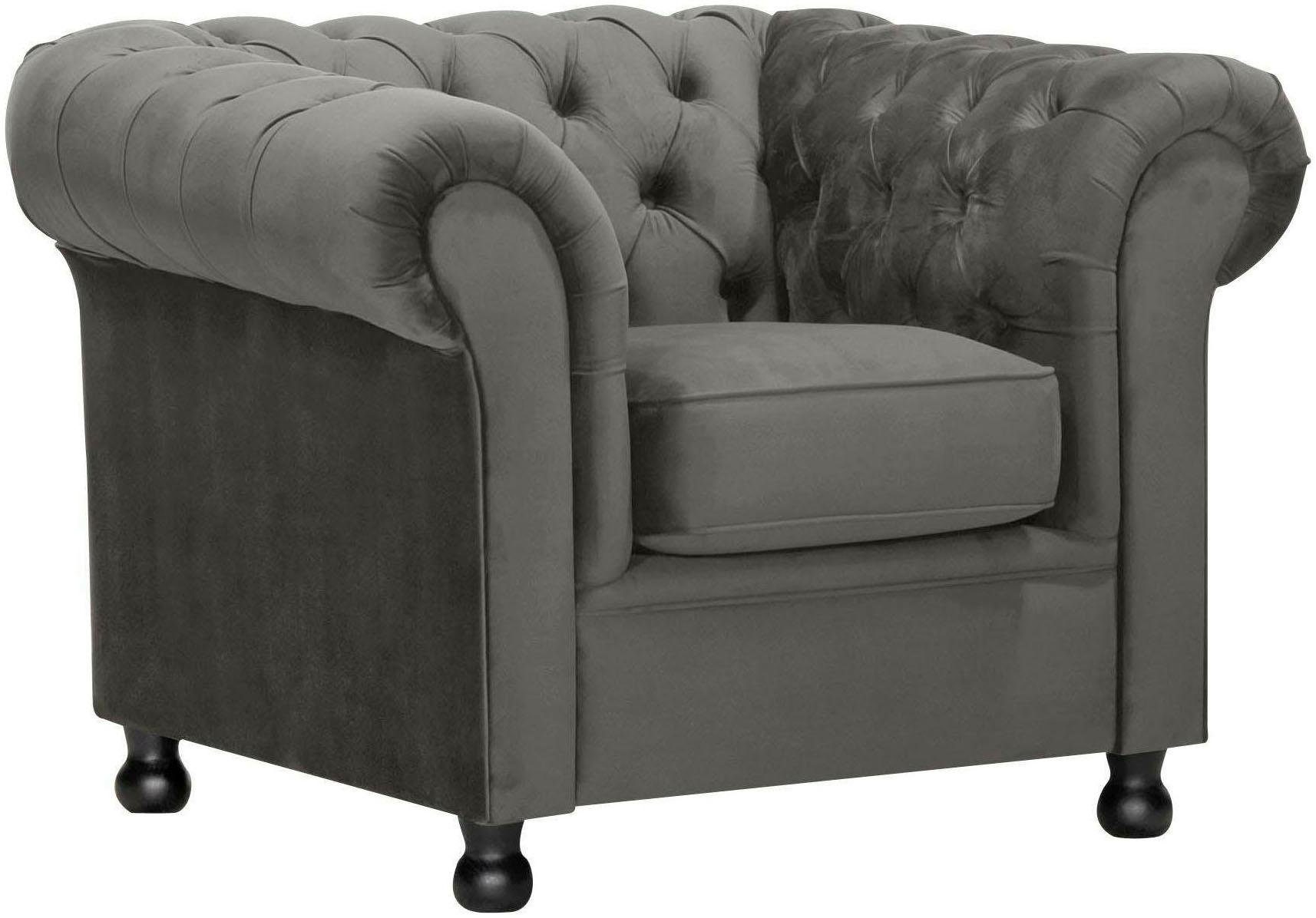 Home affaire Sessel »Chesterfield Home«, mit edler Knopfheftung und typischen Armlehnen von home affaire