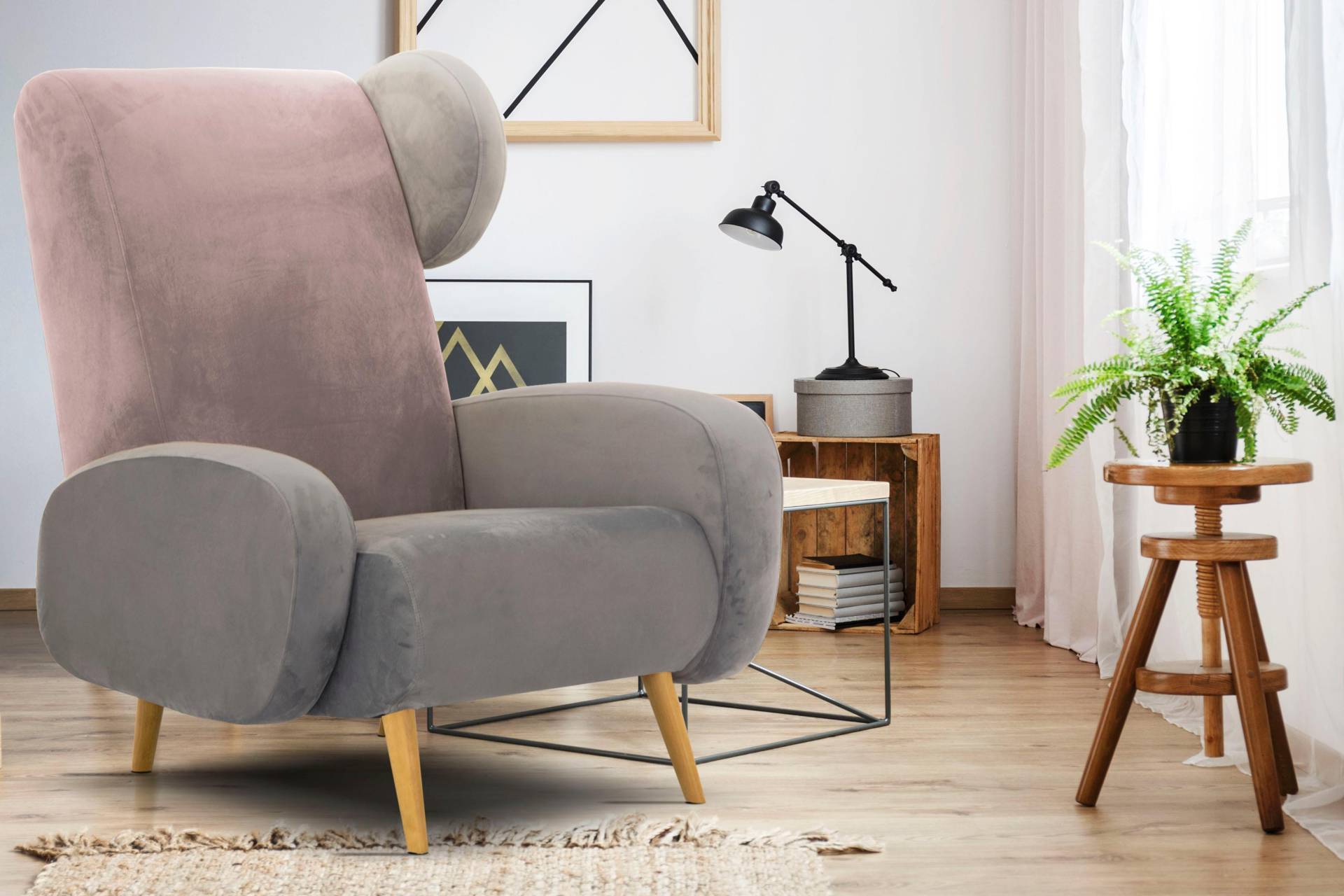 Home affaire Sessel »Gox Ohrensessel«, in aussergewöhnlicher stylischer Optik Home affaire Sessel »Gox Ohrensessel«, in aussergewöhnlicher stylischer Optik von home affaire