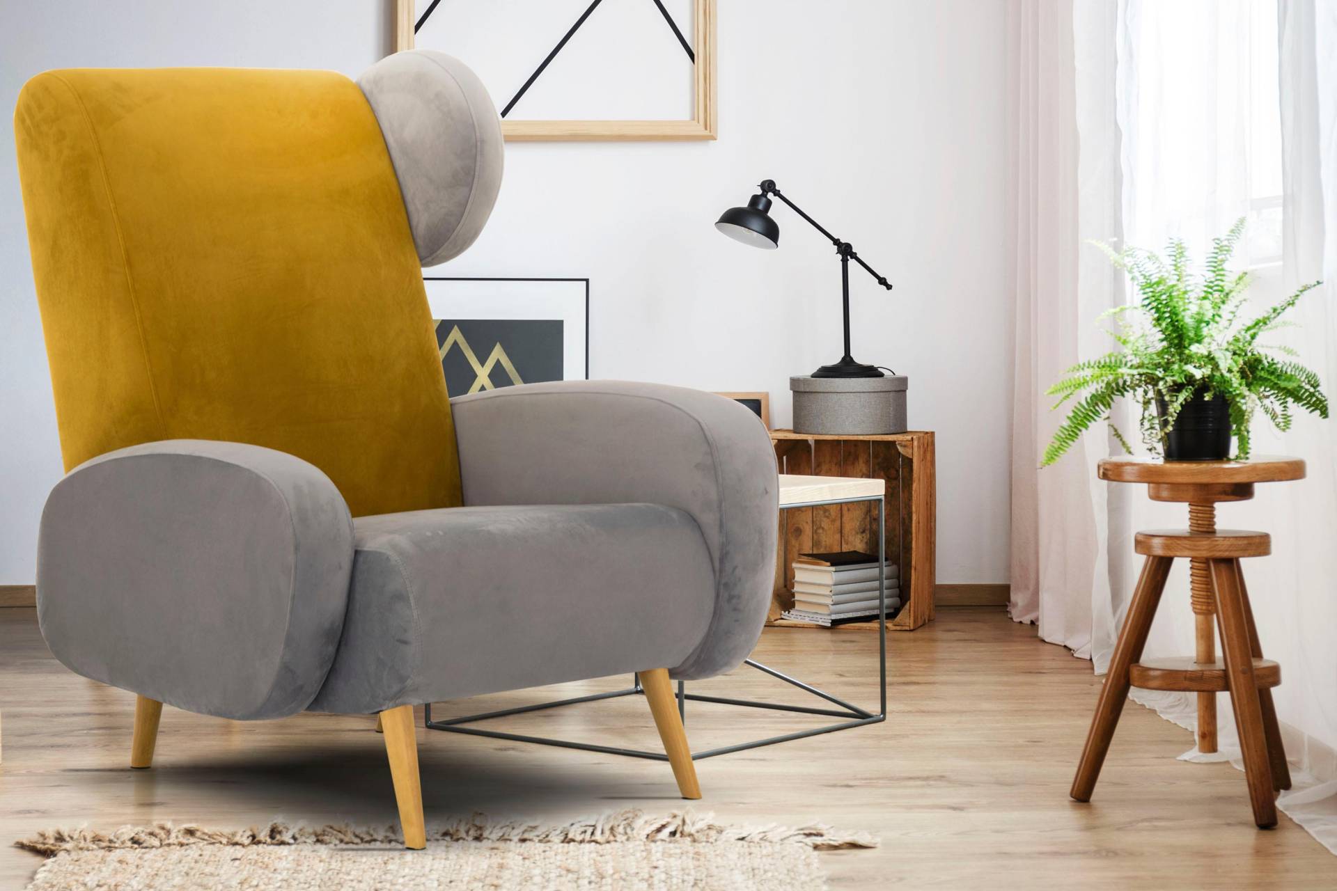 Home affaire Sessel »Gox Ohrensessel«, in aussergewöhnlicher stylischer Optik Home affaire Sessel »Gox Ohrensessel«, in aussergewöhnlicher stylischer Optik von home affaire