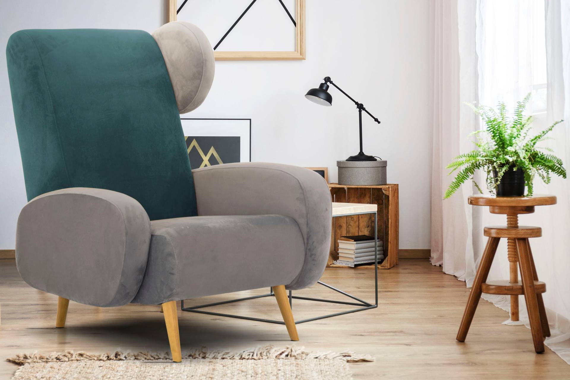 Home affaire Sessel »Gox Ohrensessel«, in aussergewöhnlicher stylischer Optik Home affaire Sessel »Gox Ohrensessel«, in aussergewöhnlicher stylischer Optik von home affaire