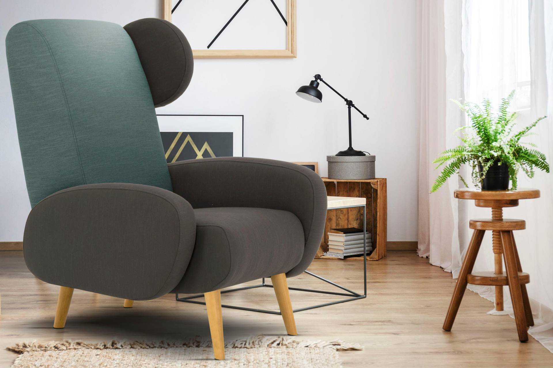 Home affaire Sessel »Gox Ohrensessel«, in aussergewöhnlicher stylischer Optik Home affaire Sessel »Gox Ohrensessel«, in aussergewöhnlicher stylischer Optik von home affaire