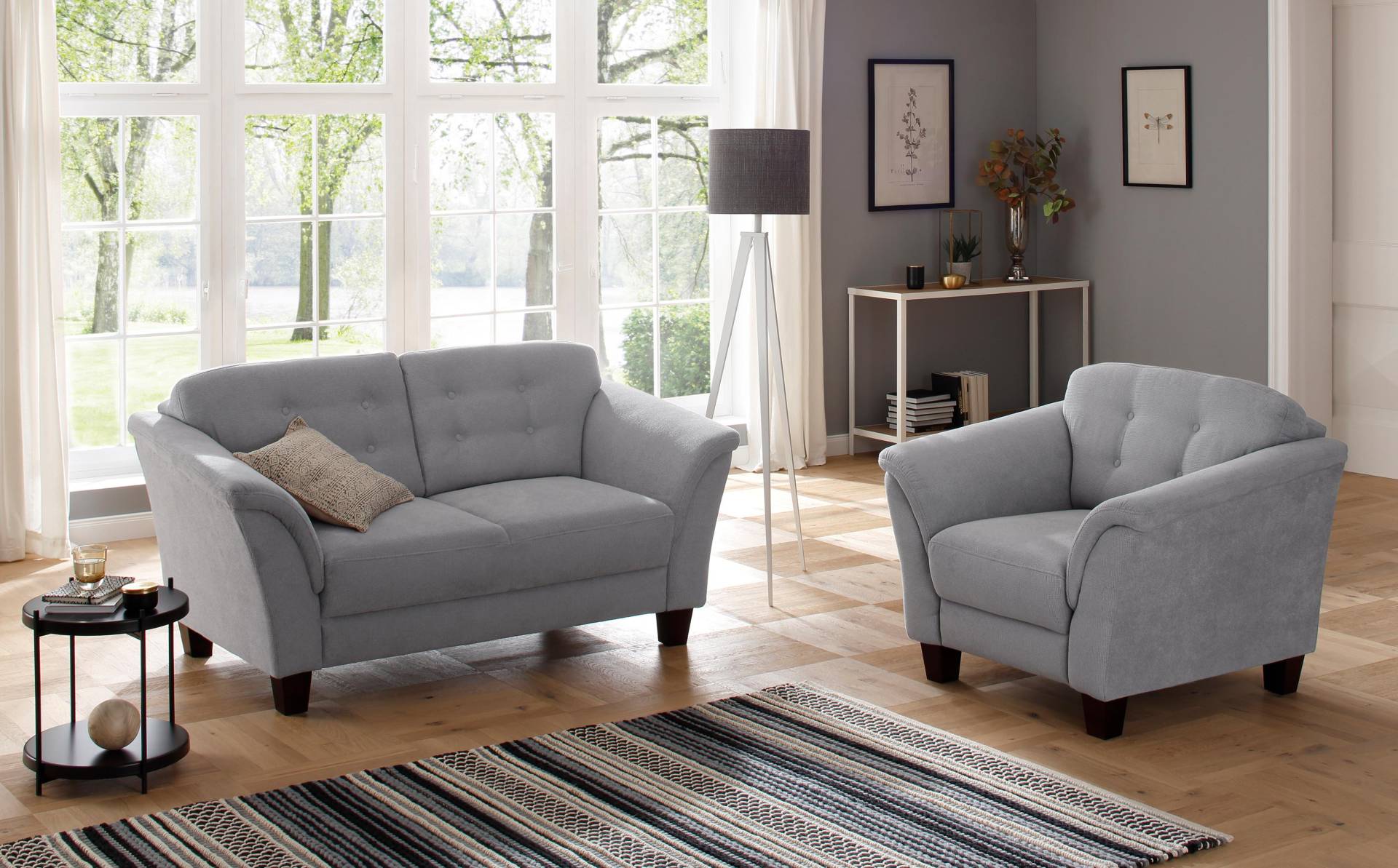 Home affaire Sessel »Trondheim«, mit Federkern, Knopfheftung im Rücken, Füsse Buche Home affaire Sessel »Trondheim«, mit Federkern, Knopfheftung im Rücken, Füsse Buche von home affaire