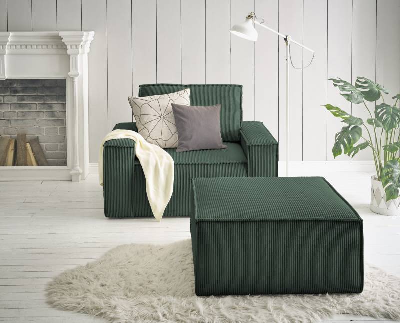 Home affaire Sessel »SHERWOOD«, Loveseat und Hocker im Set, passend zur Polster-Serie SHERWOOD von home affaire