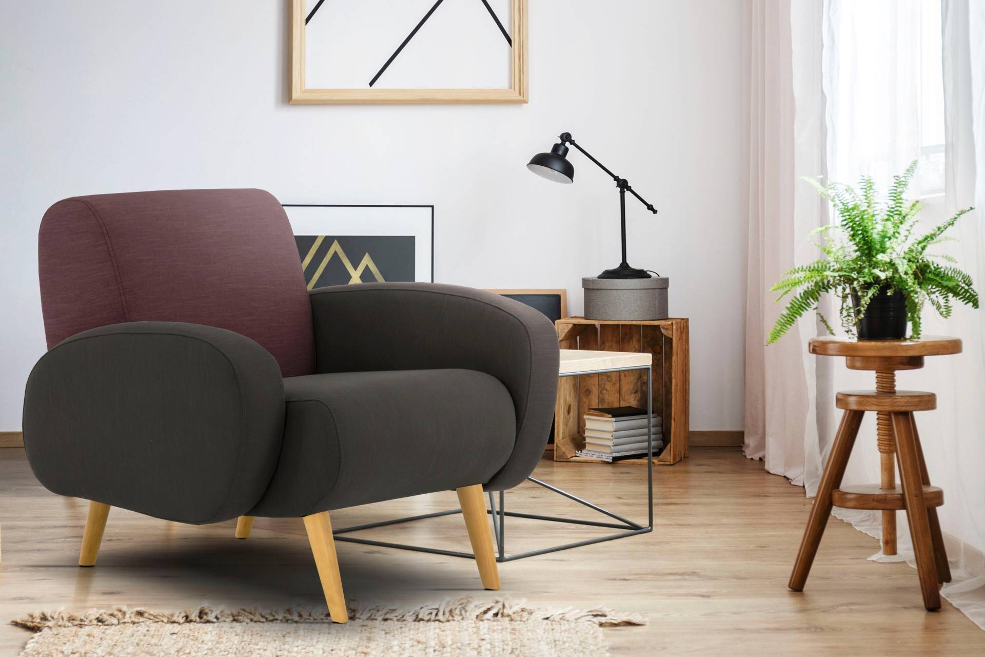 Home affaire Sessel »Tox«, in aussergewöhnlicher stylischer Optik Home affaire Sessel »Tox«, in aussergewöhnlicher stylischer Optik von home affaire
