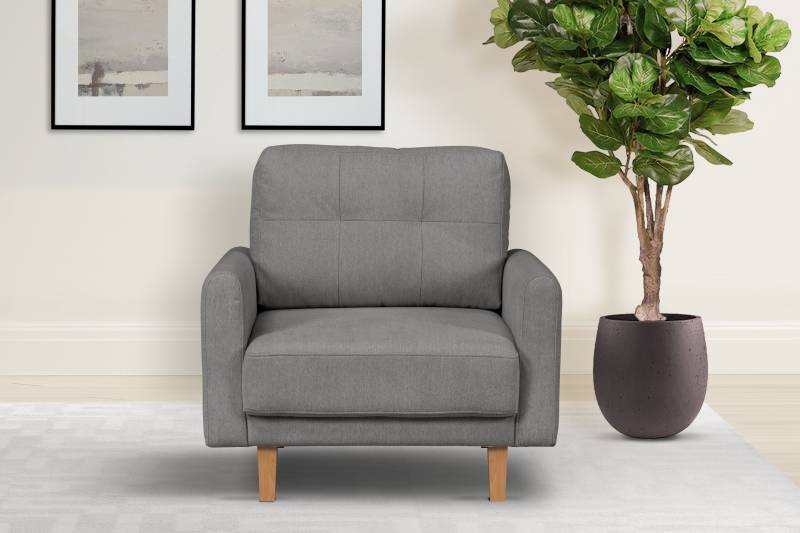 Home affaire Sessel »TRIPLO Relaxsessel mit Wellenunterfederung, Masse B/T/H: 95/100/89 cm«, Polstersessel mit Steppung im Rückenkissen, hohe Qualität von home affaire