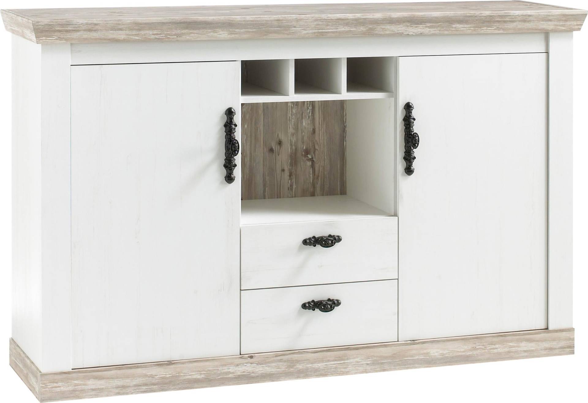 Home affaire Sideboard »Florenz«, im romantischen Landhaus-Look, Breite 168 cm von home affaire