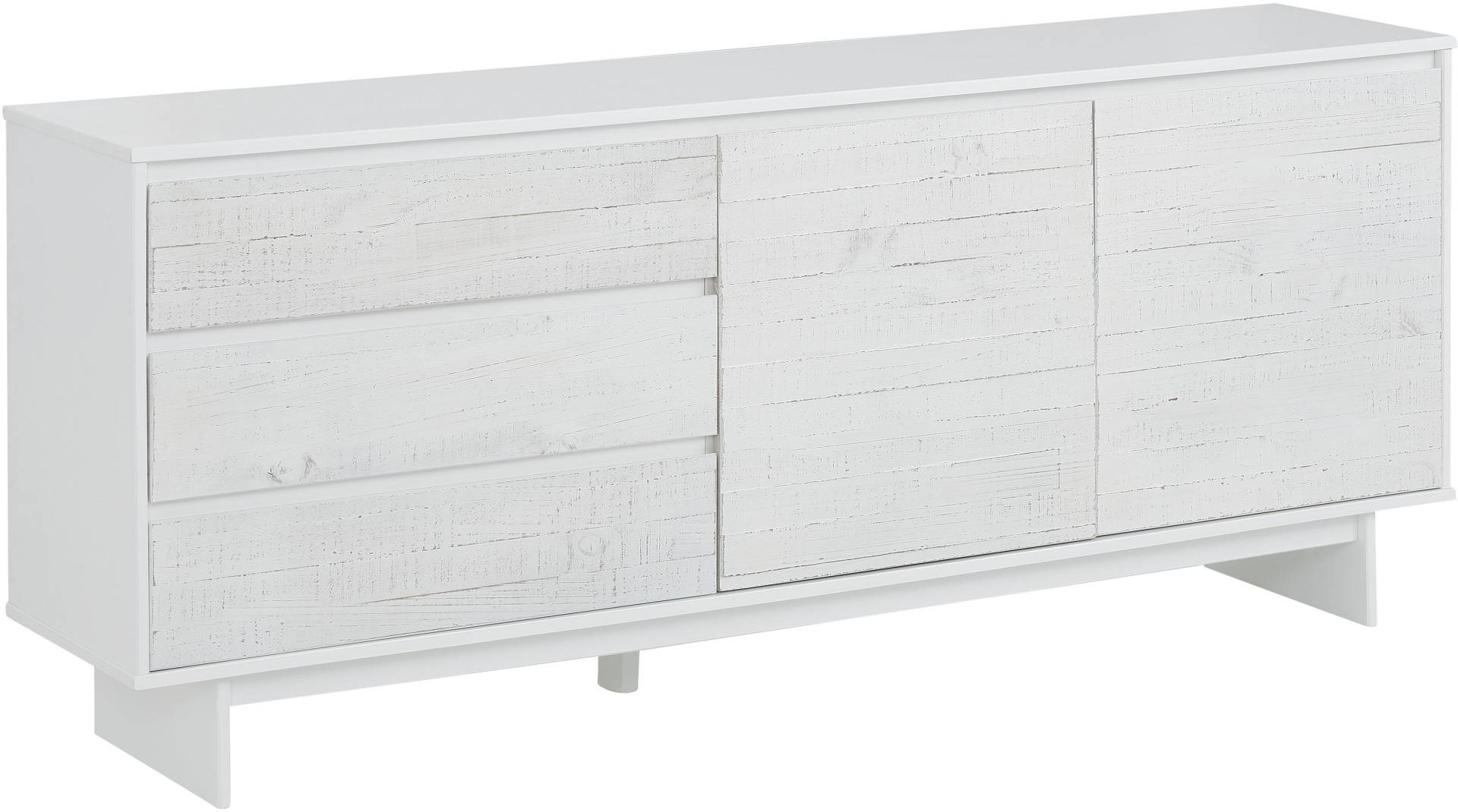 Home affaire Sideboard »Morgan«, aus massivem Kiefernholz, mit eingefrästen Griffmulden, Breite 165 cm von home affaire