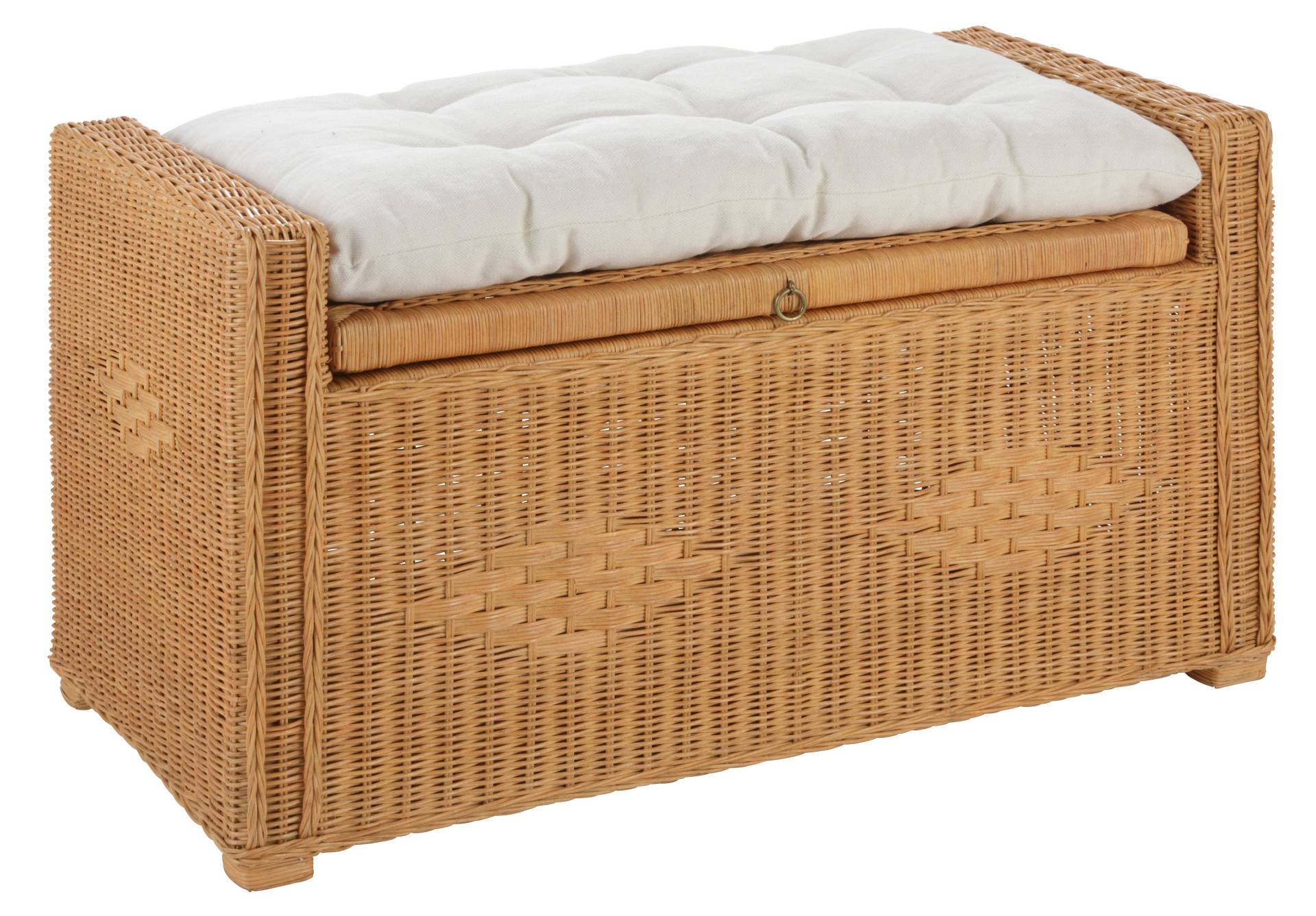 Home affaire Sitztruhe »Schönerempfang, TOPSELLER!«, (Rattan-Bank), Belastbar bis max. 80 Kg, mit Stauraum Home affaire Sitztruhe »Schönerempfang, TOPSELLER!«, (Rattan-Bank), Belastbar bis max. 80 Kg, mit Stauraum von home affaire