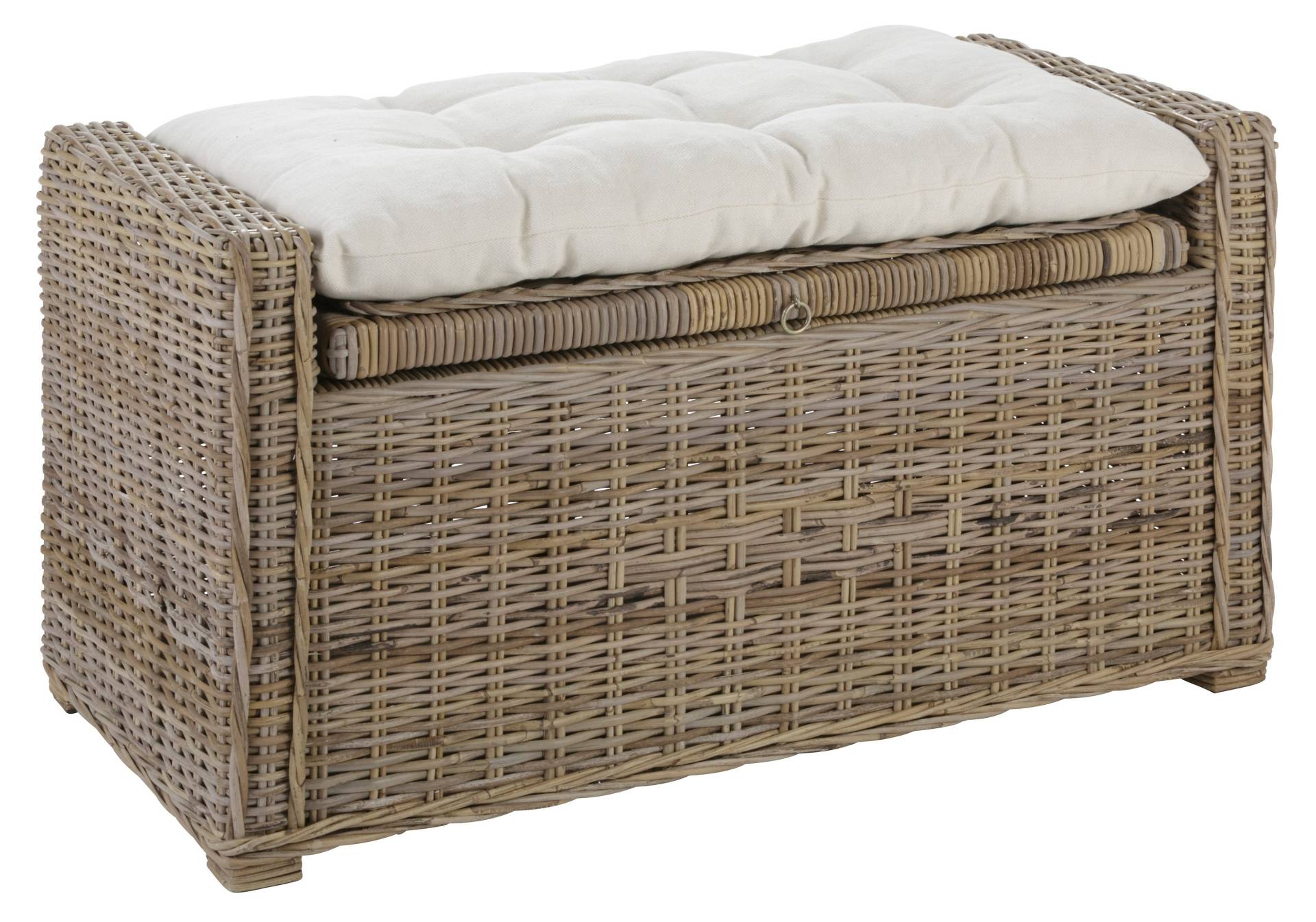 Home affaire Sitztruhe »Schönerempfang, TOPSELLER!«, (Rattan-Bank), Belastbar bis max. 80 Kg, mit Stauraum Home affaire Sitztruhe »Schönerempfang, TOPSELLER!«, (Rattan-Bank), Belastbar bis max. 80 Kg, mit Stauraum von home affaire