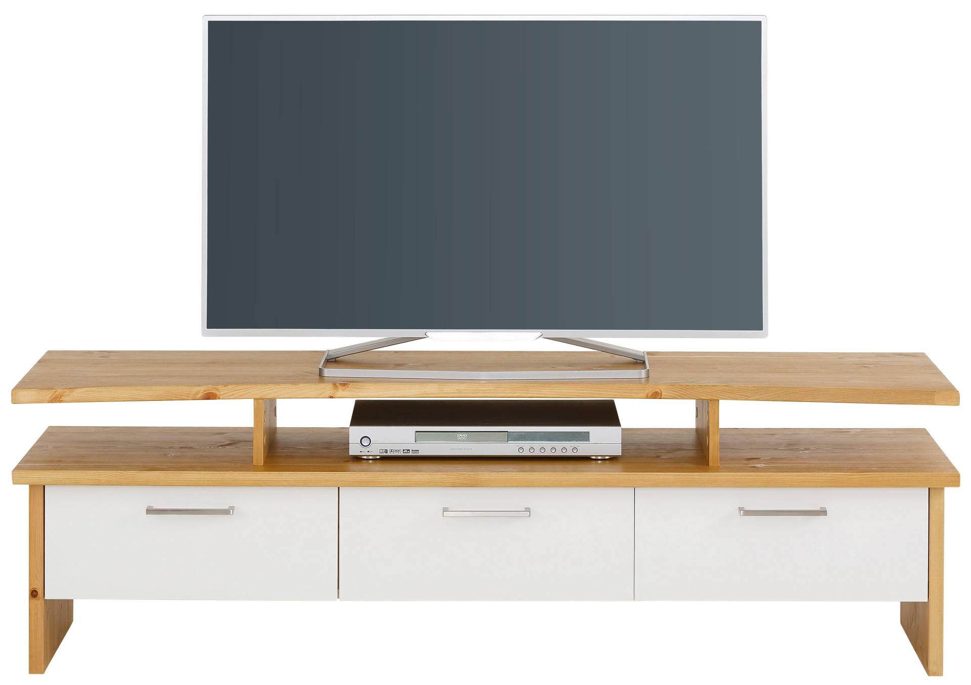 Home affaire TV-Board »Ixo«, Breite 148 cm, mit 3 Schubladen, aus masiver Kiefer, FSC® von home affaire