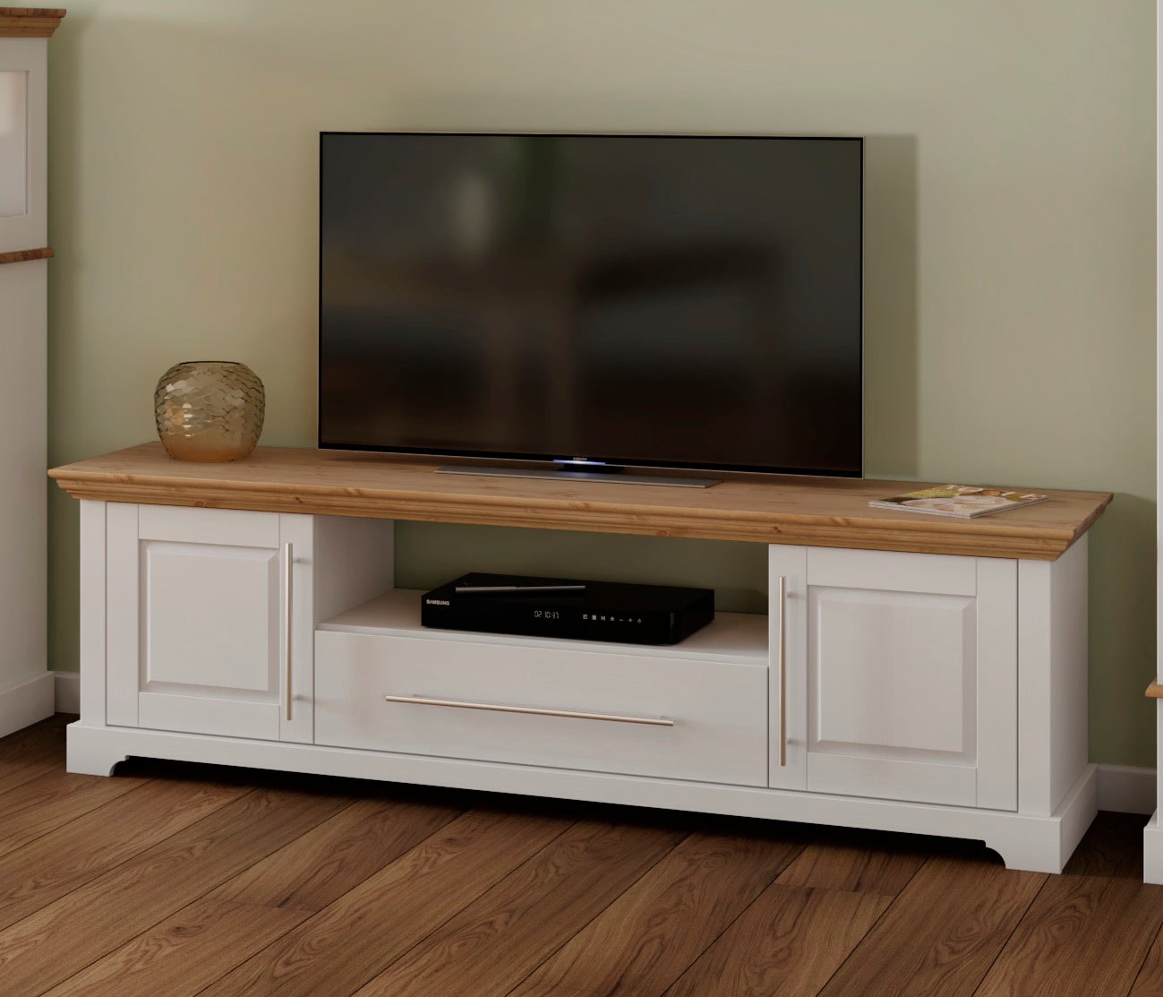 Home affaire TV-Board »Meliss«, Lowboard, 2-türig, Breite 171 cm, Kiefer massiv, FSC® von home affaire