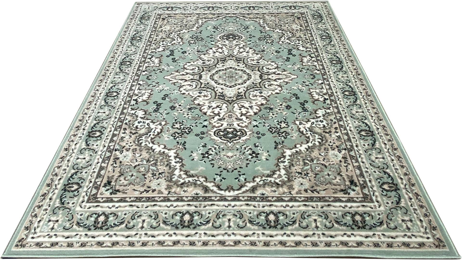 Home affaire Teppich »Oriental, Made in Belgium«, rechteckig, 7 mm Höhe, Orient-Optik, mit Bordüre, Teppich, Kurzflor, Weich von My Home