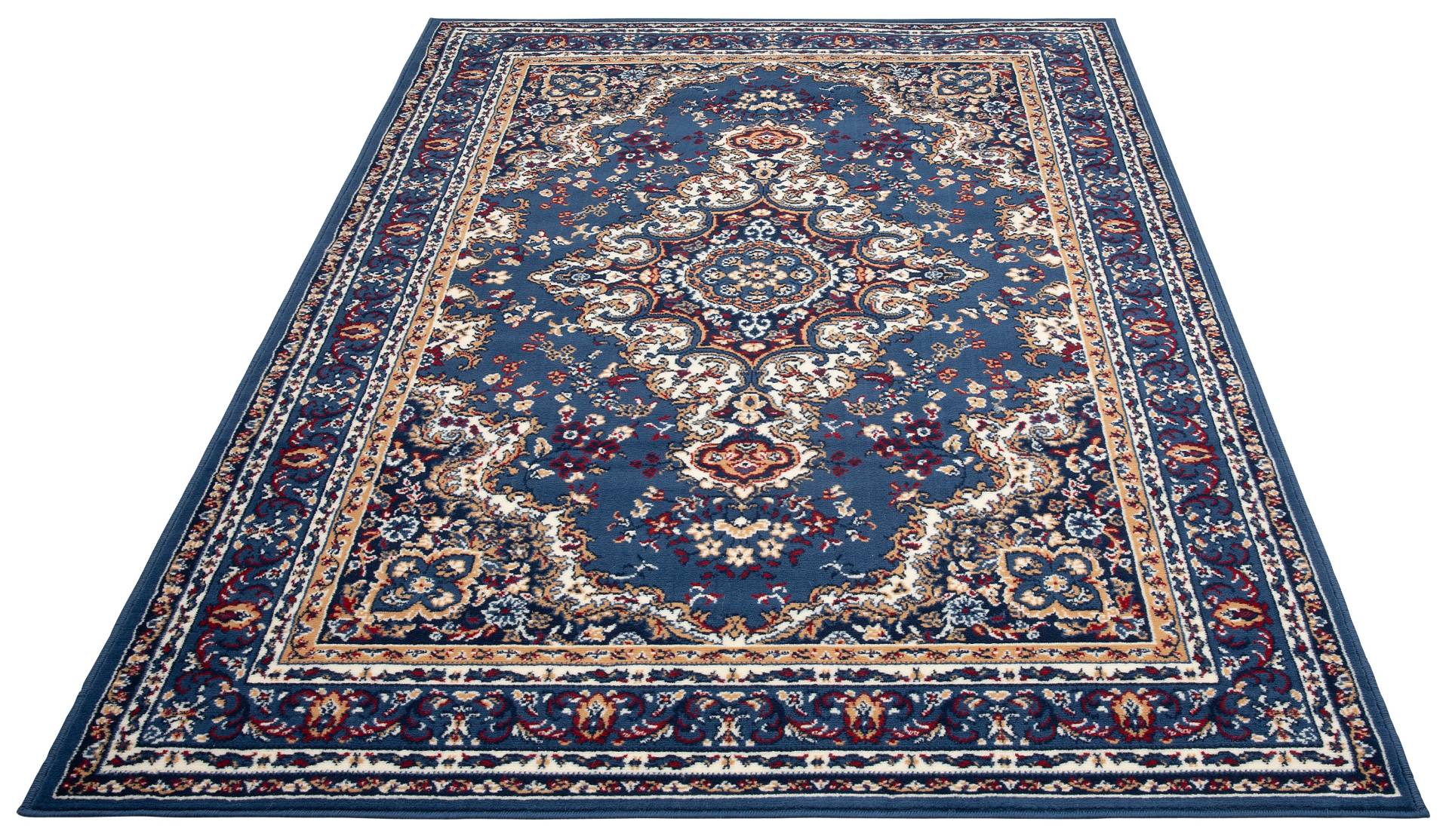 Home affaire Teppich »Oriental, Made in Belgium«, rechteckig, 7 mm Höhe, Orient-Optik, mit Bordüre, Teppich, Kurzflor, Weich von My Home