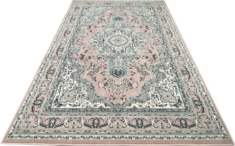 Home affaire Teppich »Oriental, Made in Belgium«, rechteckig, 7 mm Höhe, Orient-Optik, mit Bordüre, Teppich, Kurzflor, Weich von home affaire