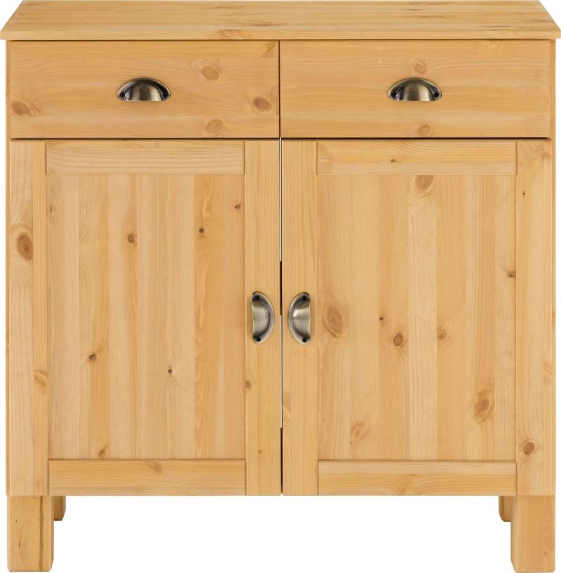 Home affaire Unterschrank »Oslo«, 85 cm breit, 38 cm tief, als Sideboard nutzbar, 2 Türen, 2 Schubladen von home affaire