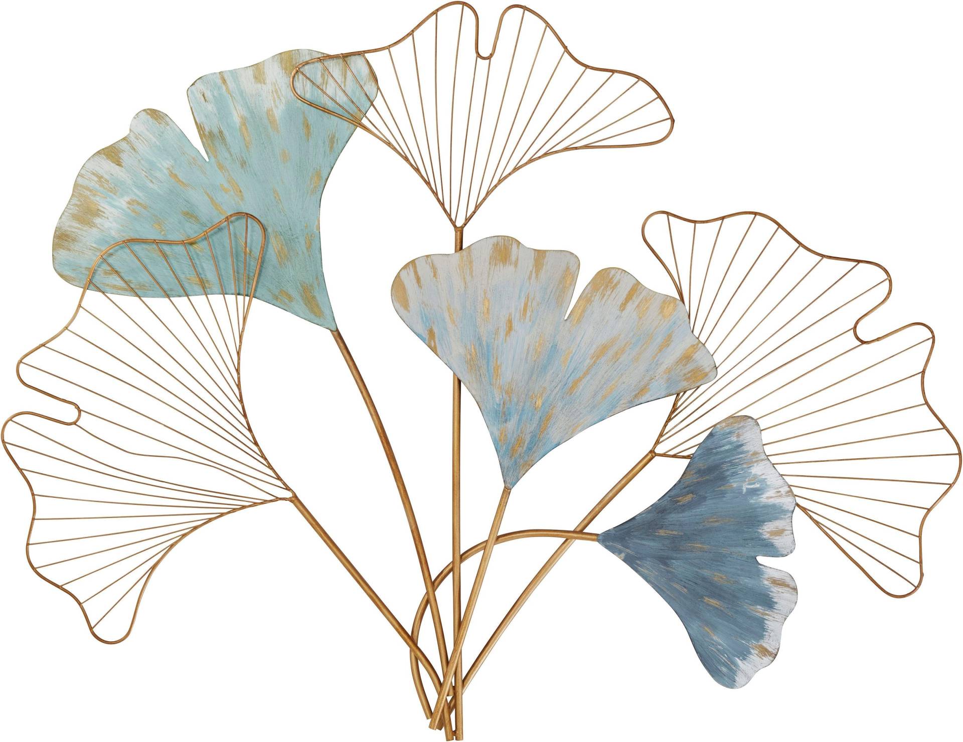 HOFMANN LIVING AND MORE Wanddekoobjekt »Gingko«, Wanddeko, aus Metall HOFMANN LIVING AND MORE Wanddekoobjekt »Gingko«, Wanddeko, aus Metall von HOFMANN LIVING AND MORE