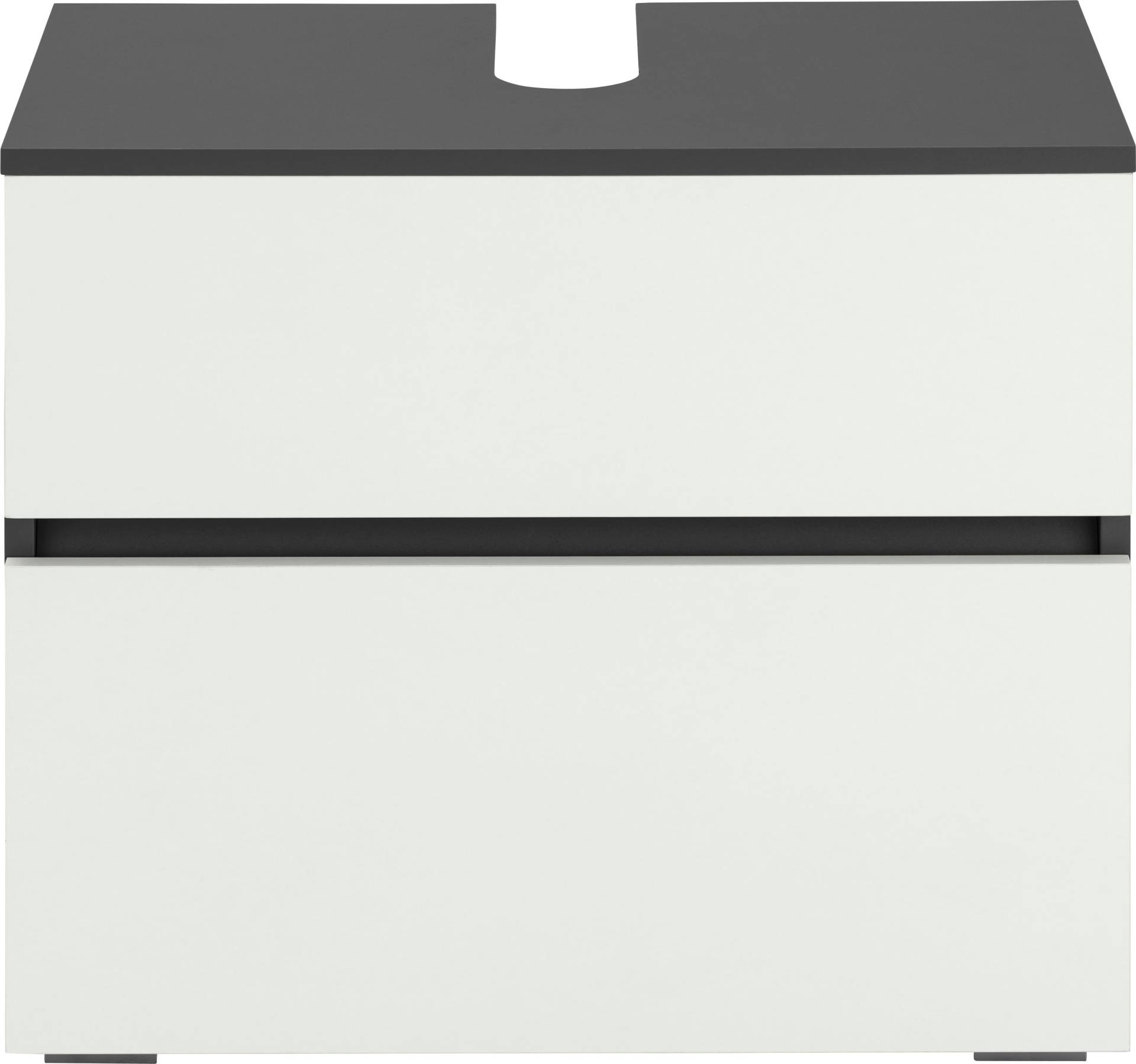 Home affaire Waschbeckenunterschrank »Wisla«, Siphonausschnitt, Push-to-open-Funktion, Breite 60cm, Höhe 55 cm Home affaire Waschbeckenunterschrank »Wisla«, Siphonausschnitt, Push-to-open-Funktion, Breite 60cm, Höhe 55 cm von home affaire