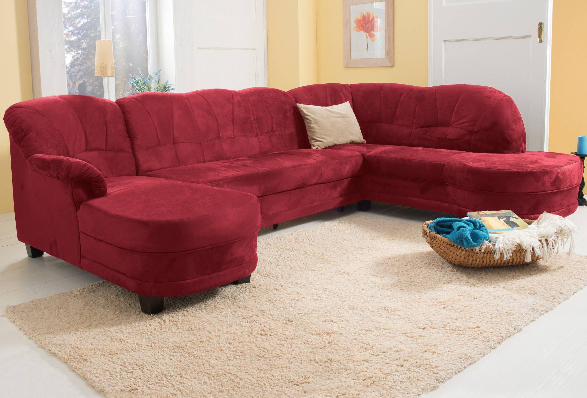 Home affaire Wohnlandschaft »Camelita U-Form«, wahlweise mit Bettfunktion Home affaire Wohnlandschaft »Camelita U-Form«, wahlweise mit Bettfunktion von home affaire