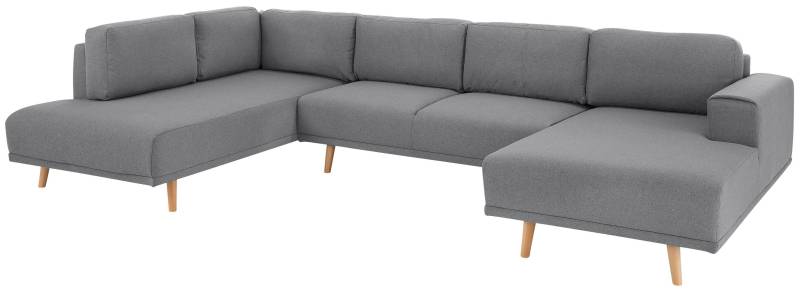 Home affaire Wohnlandschaft »Lasse U-Form«, im scandinavischem Stil mit Holzfüssen Home affaire Wohnlandschaft »Lasse U-Form«, im scandinavischem Stil mit Holzfüssen von home affaire
