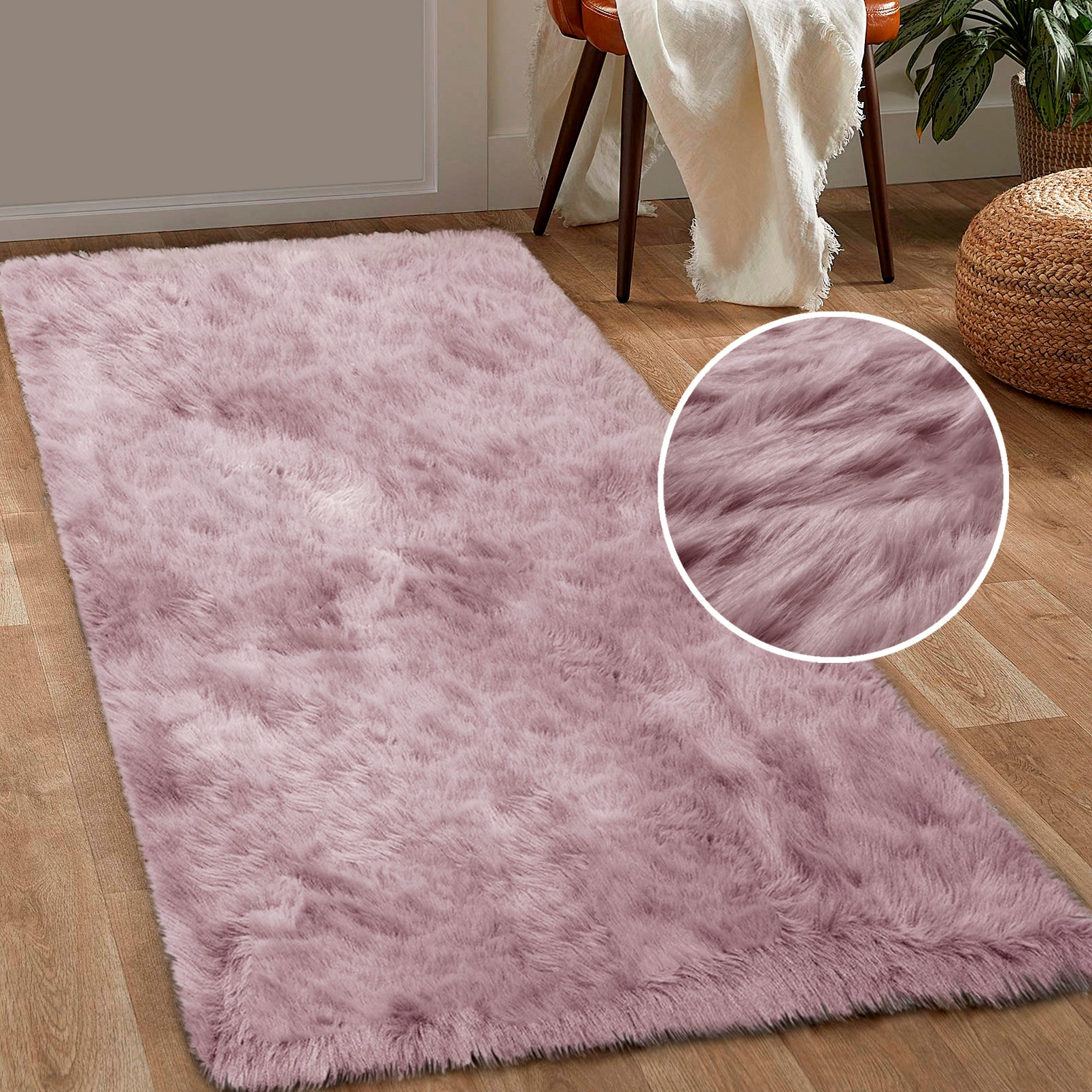 Home affaire Läufer »Valeria«, rechteckig, 60 mm Höhe, Kunstfell Läufer, besonders weich und flauschig, fussbodenheizungsgeeignet, pflegeleicht, ideale Teppiche für Wohnzimmer, Schlafzimmer, Esszimmer und Diele/Flur Home affaire Läufer »Valeria«, rechteckig, 60 mm Höhe, Kunstfell Läufer, besonders weich und flauschig, fussbodenheizungsgeeignet, pflegeleicht, ideale Teppiche für Wohnzimmer, Schlafzimmer, Esszimmer und Diele/Flur von home affaire